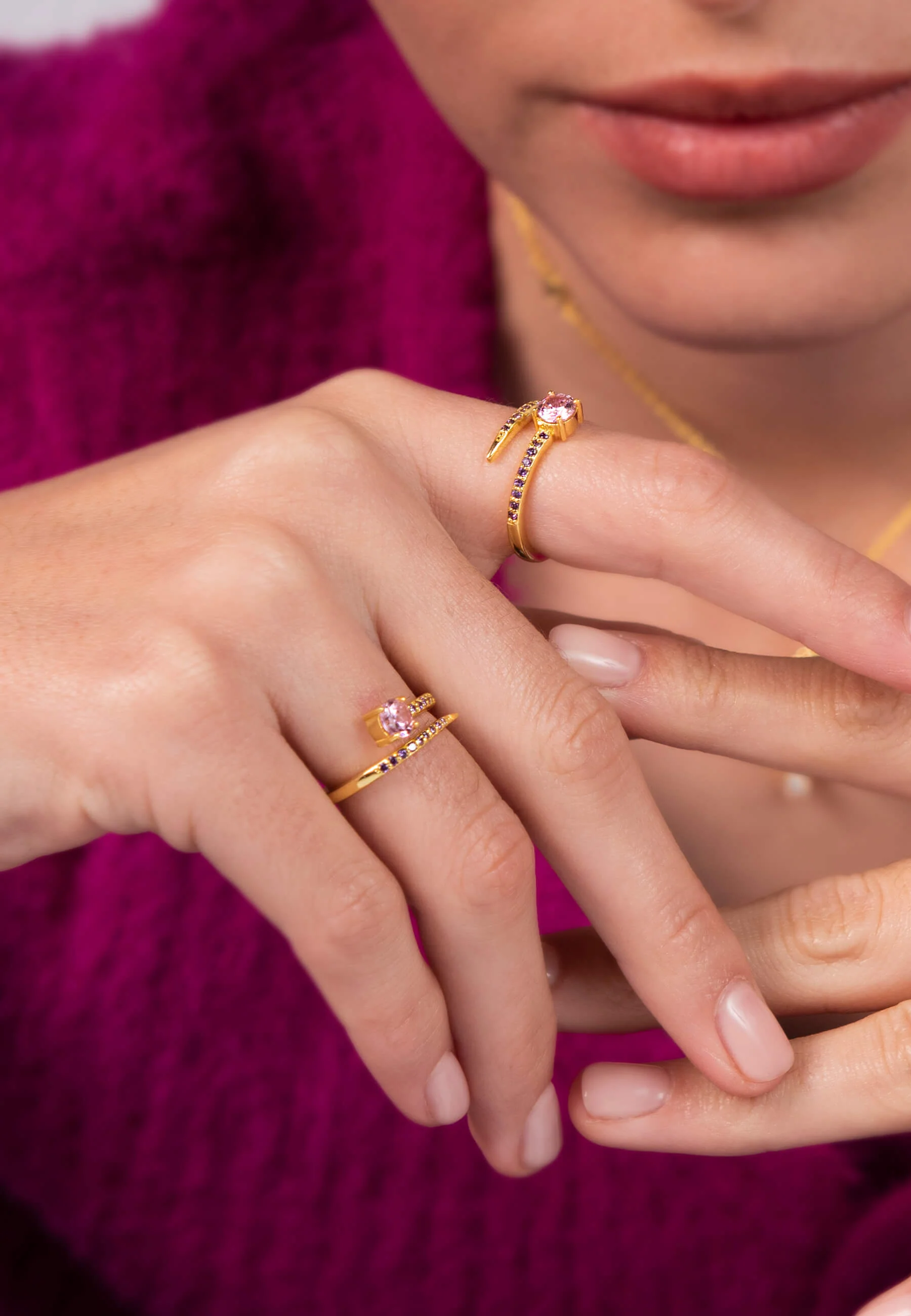 Anillo Alisa Rosa - Image 4
