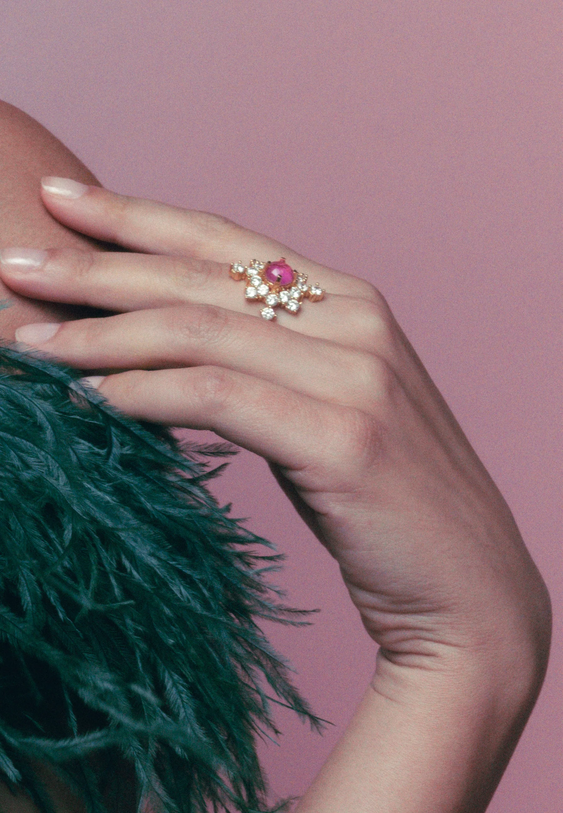 Anillo Altaira Fucsia - Image 3