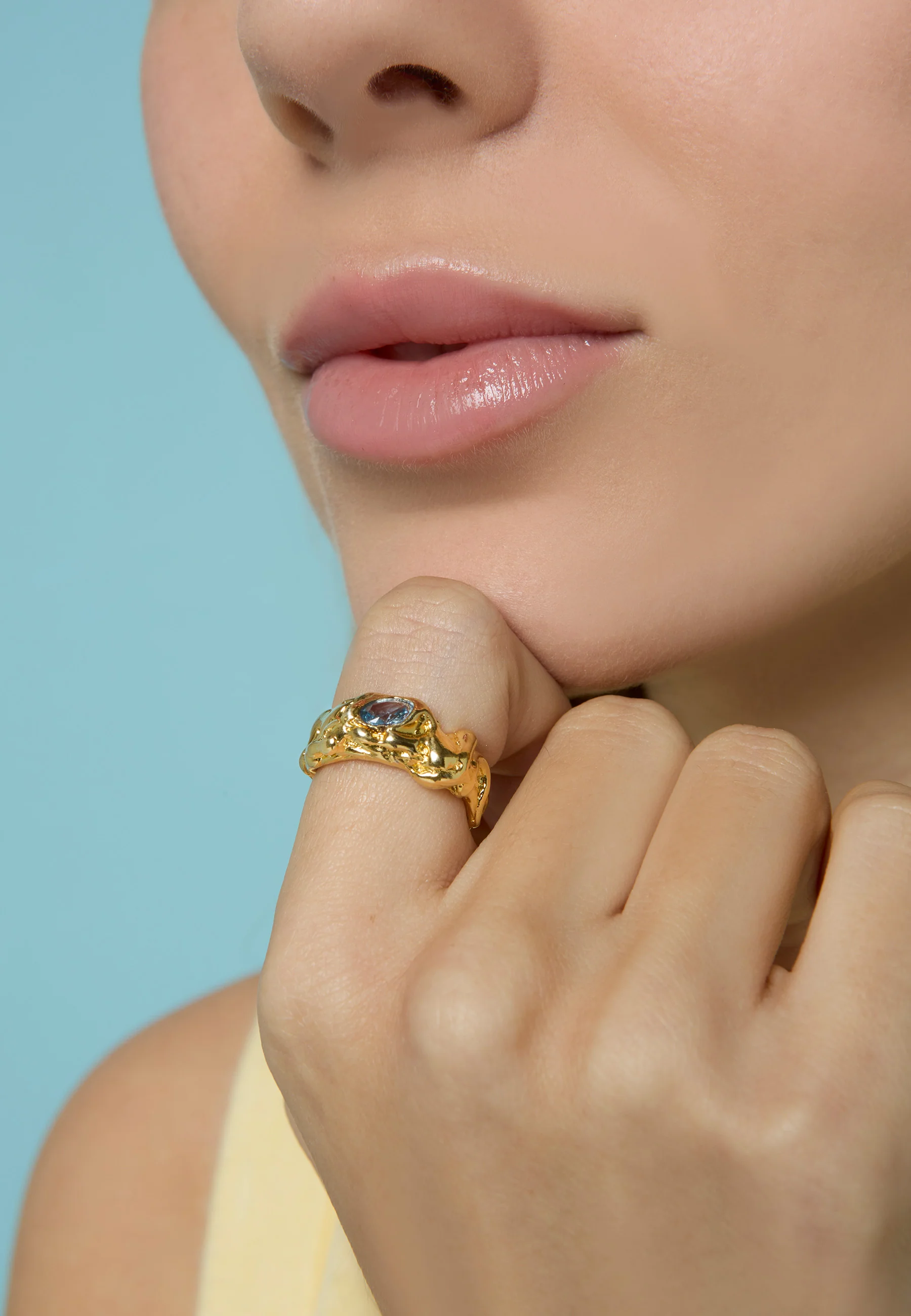 Anillo Judy Aguamarina - Image 3
