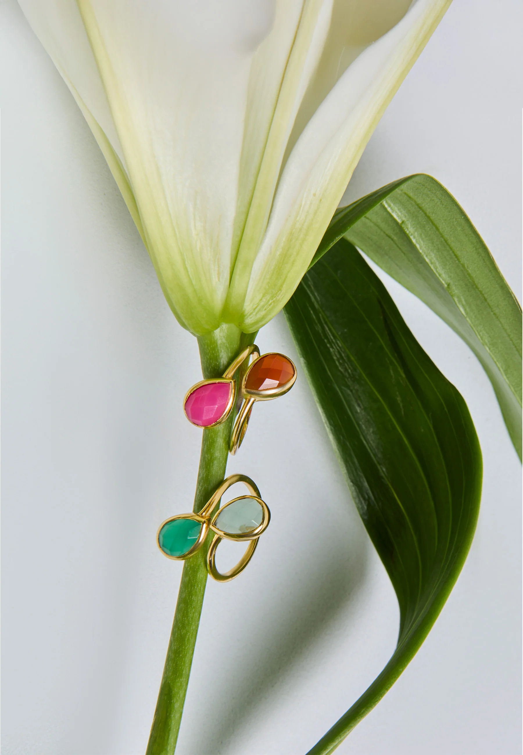 Anillo Aura Rosa, Naranja - Image 3