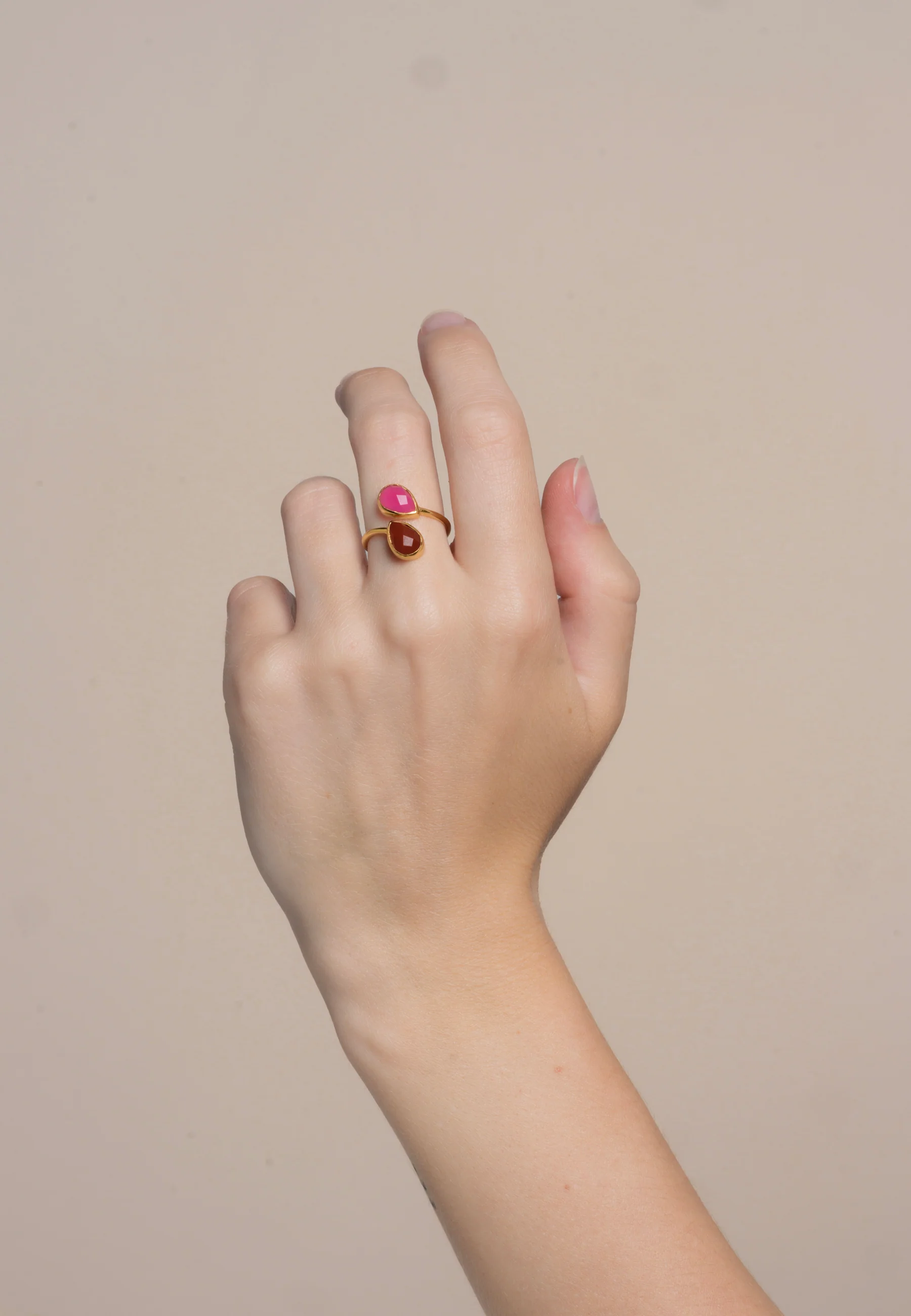 Anillo Aura Rosa, Naranja - Image 5