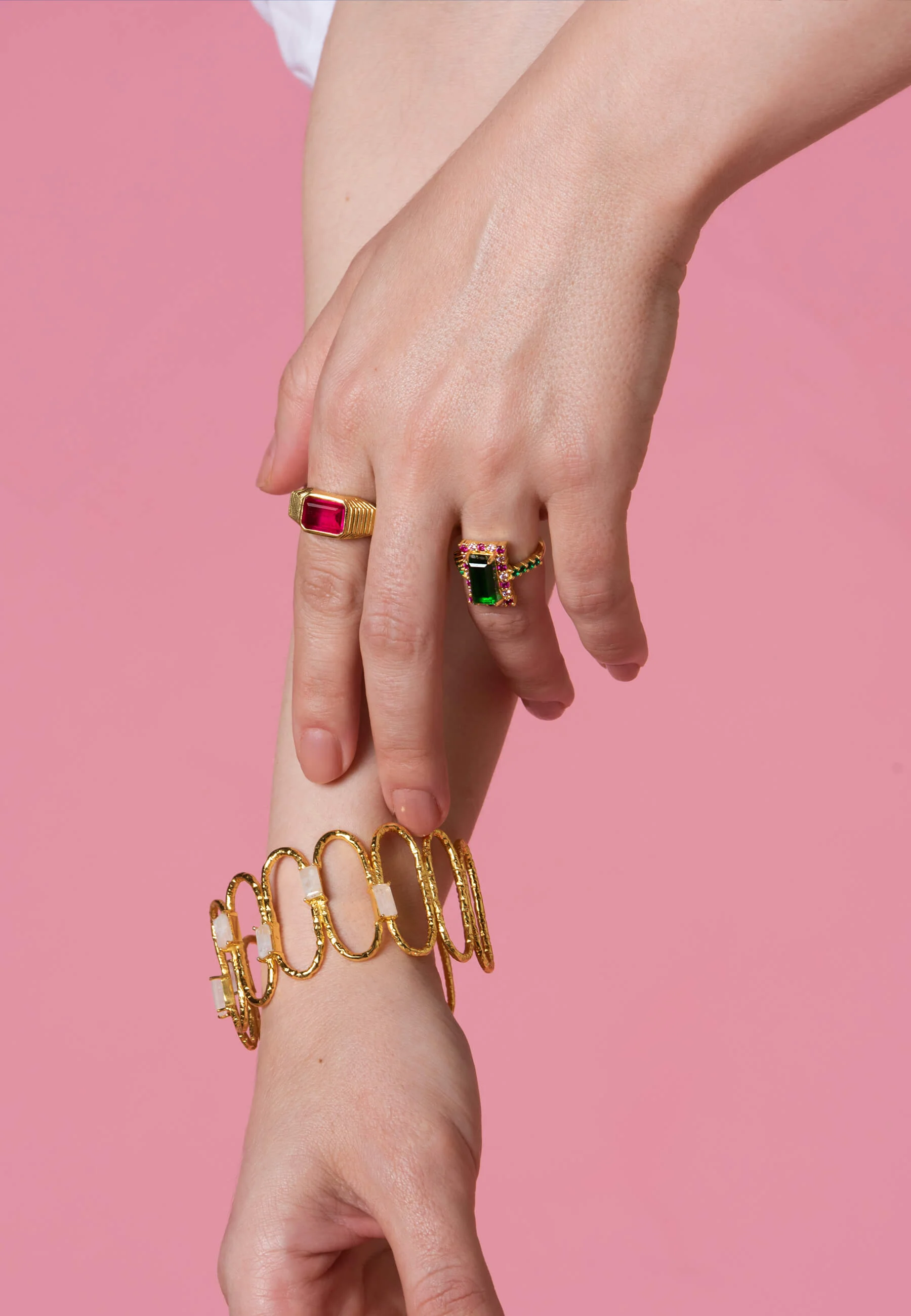 Anillo Chevalier Fucsia - Image 3