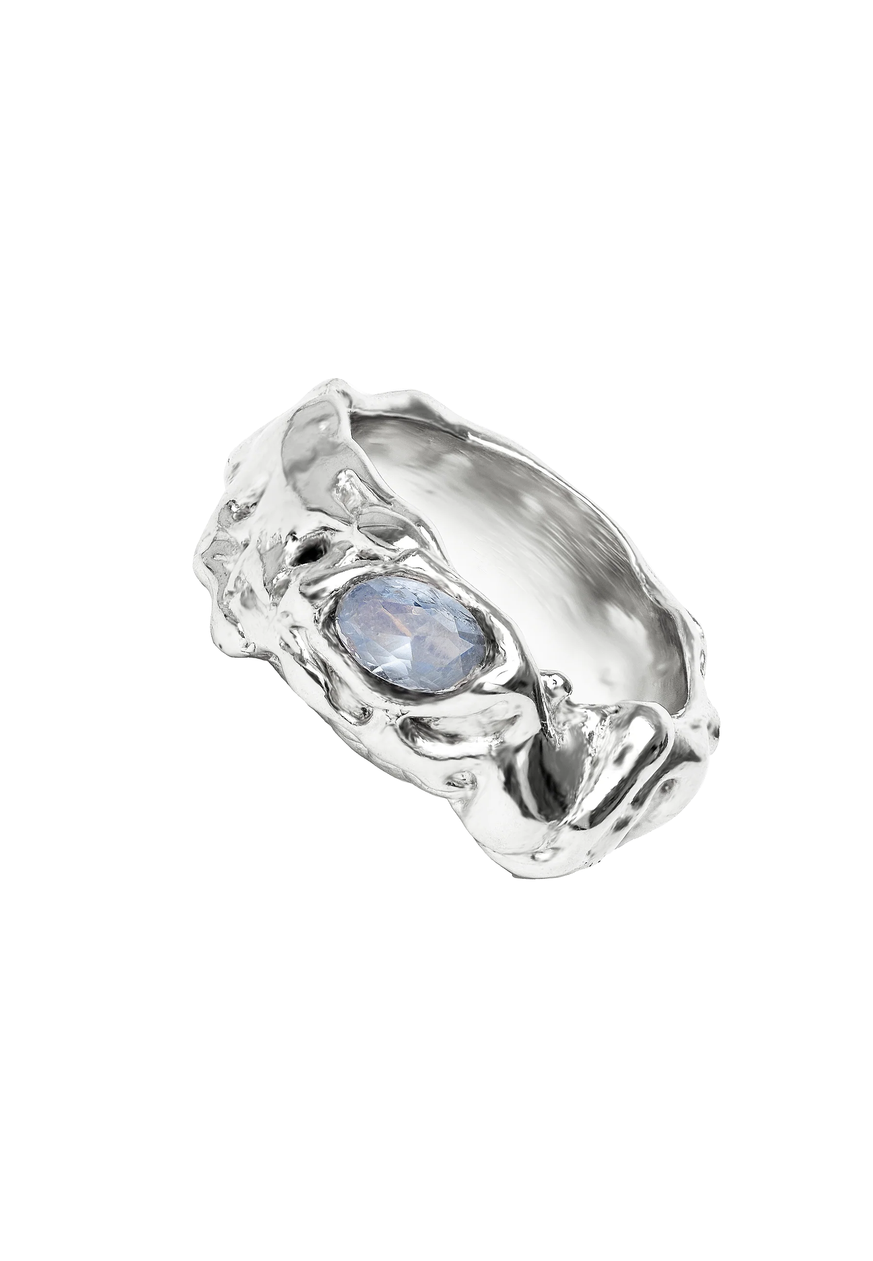 Anillo Judy Aguamarina Plata