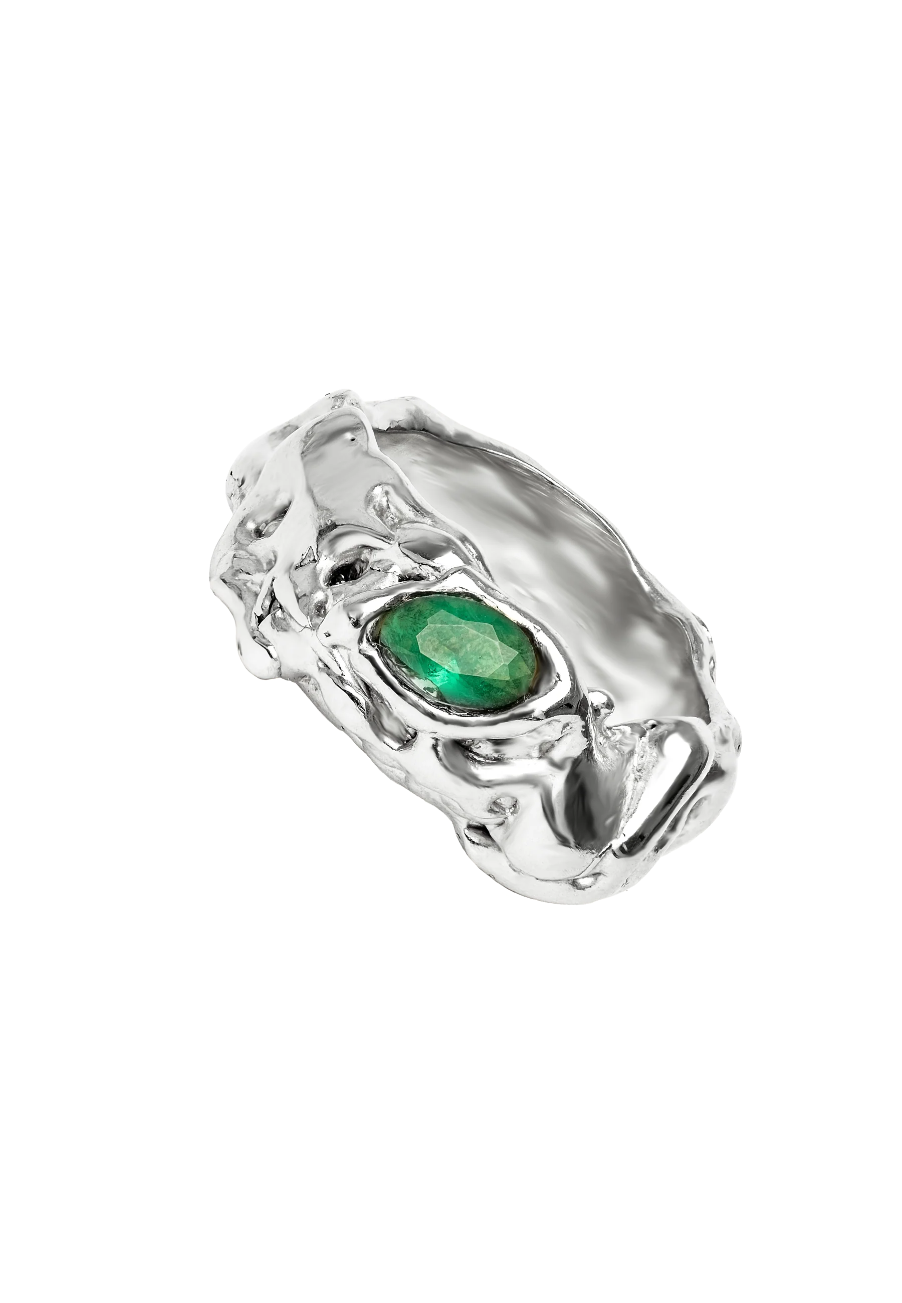 Anillo Judy Verde Plata