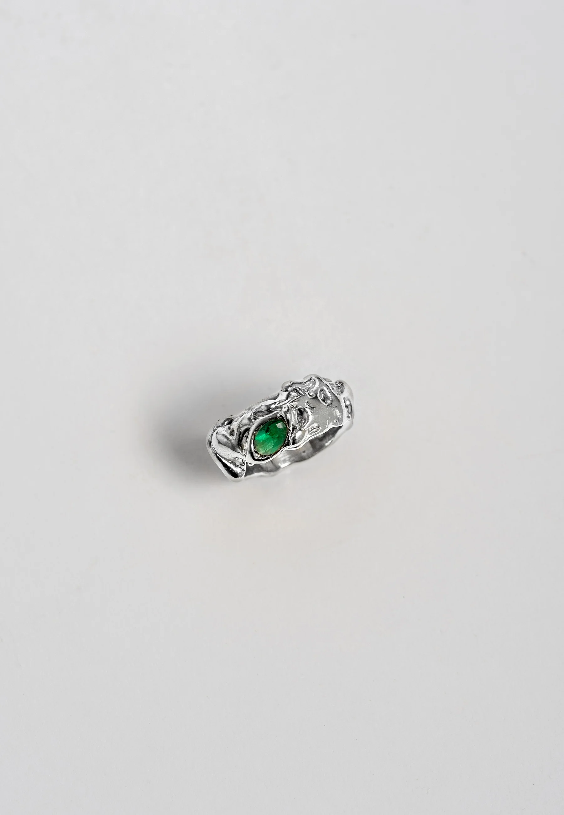 Anillo Judy Verde Plata - Image 2