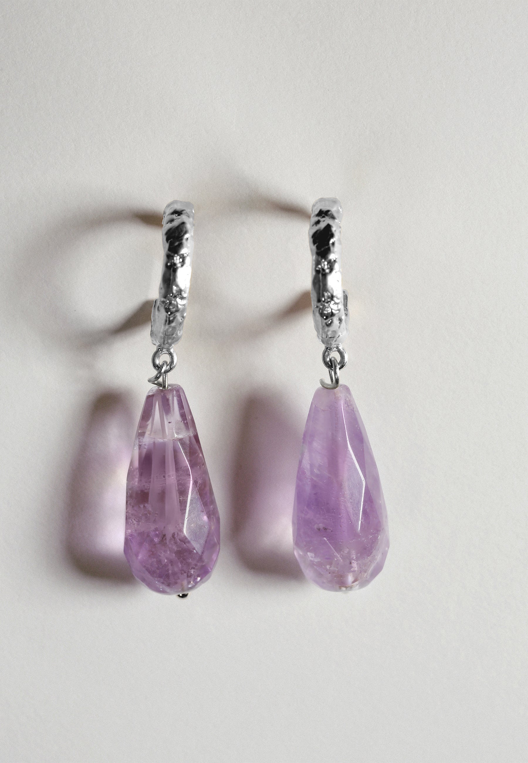 Aros Plata Salma Amatista - Image 3