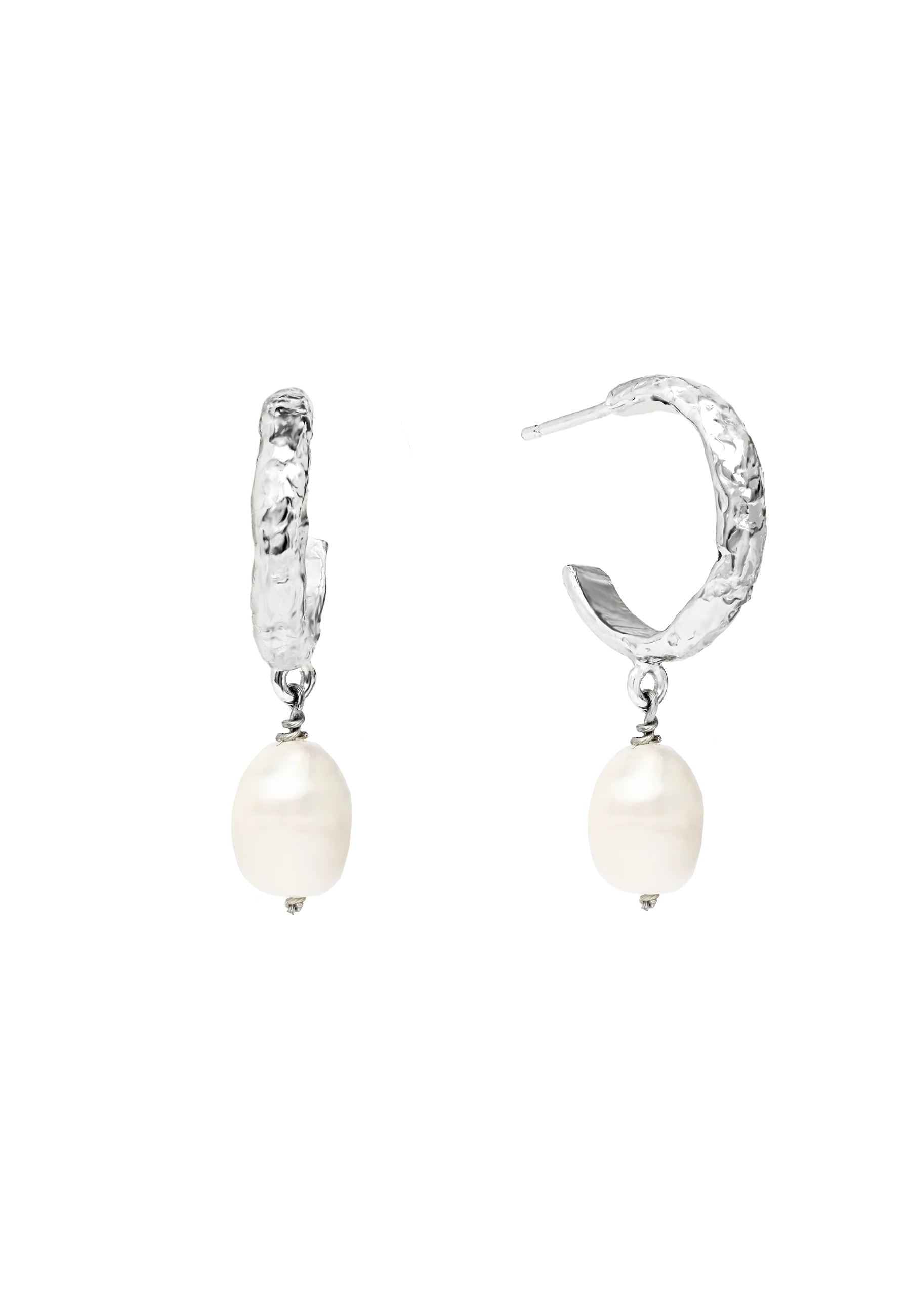 Aros Sadie Pearl Plata