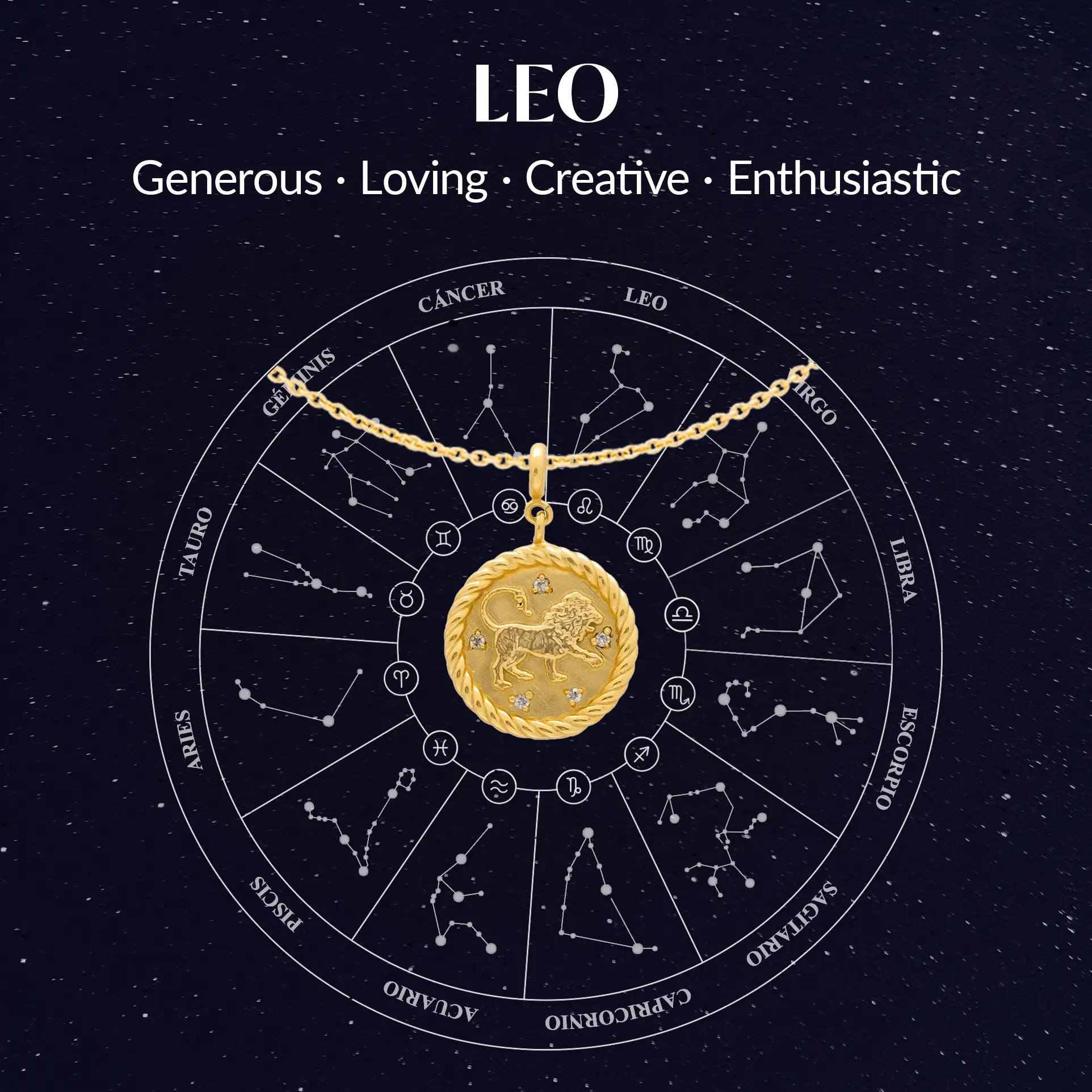Cadena Birthstone Leo - Image 3