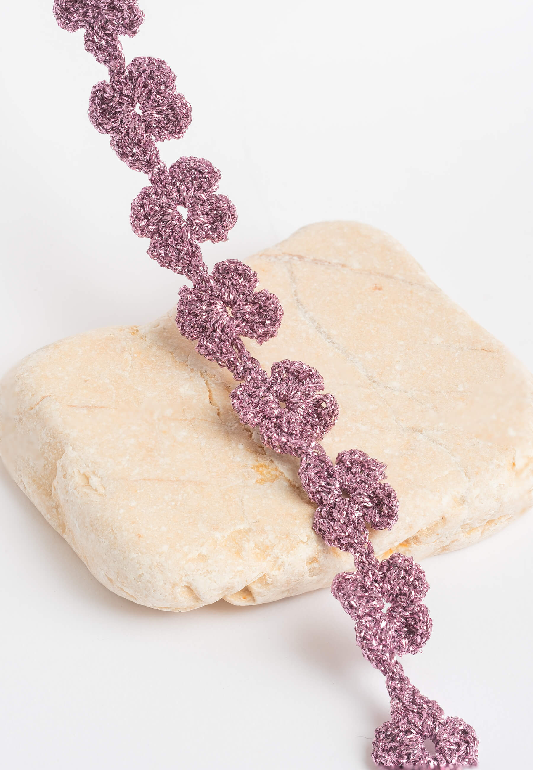 Choker Flower Binibeca Malva - Image 3