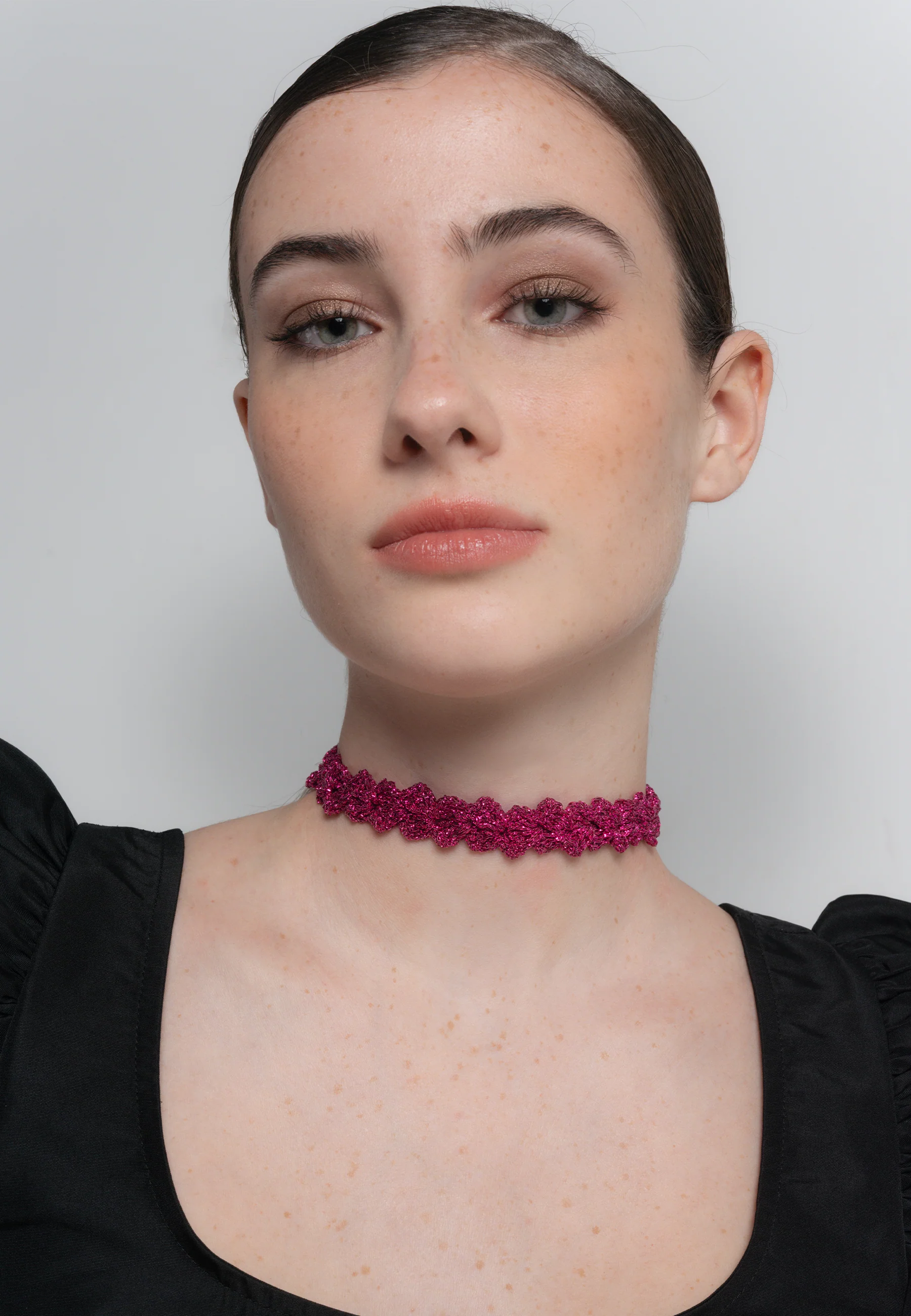 Choker Spike Pitiusas Fucsia - Image 3