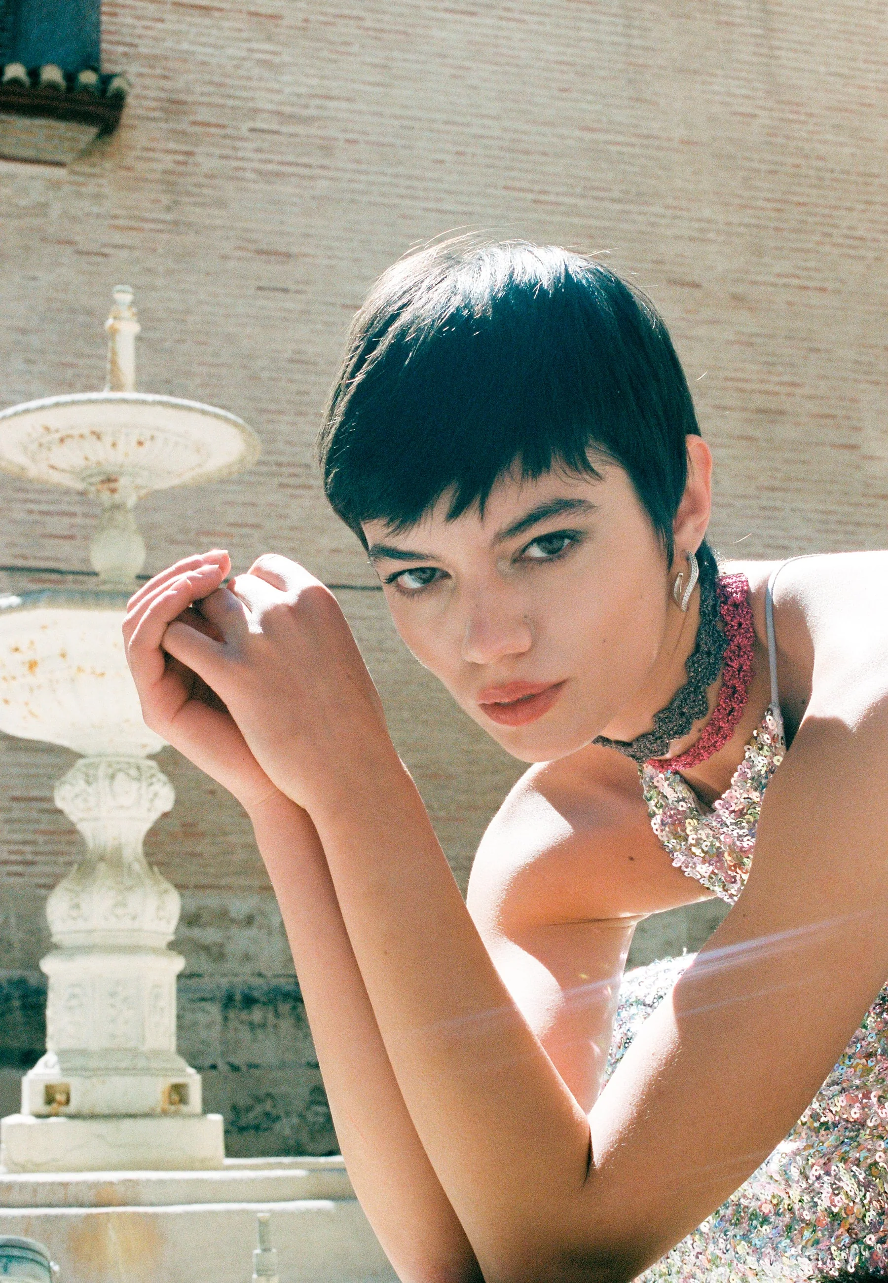 Choker Spike Pitiusas Fucsia - Image 4