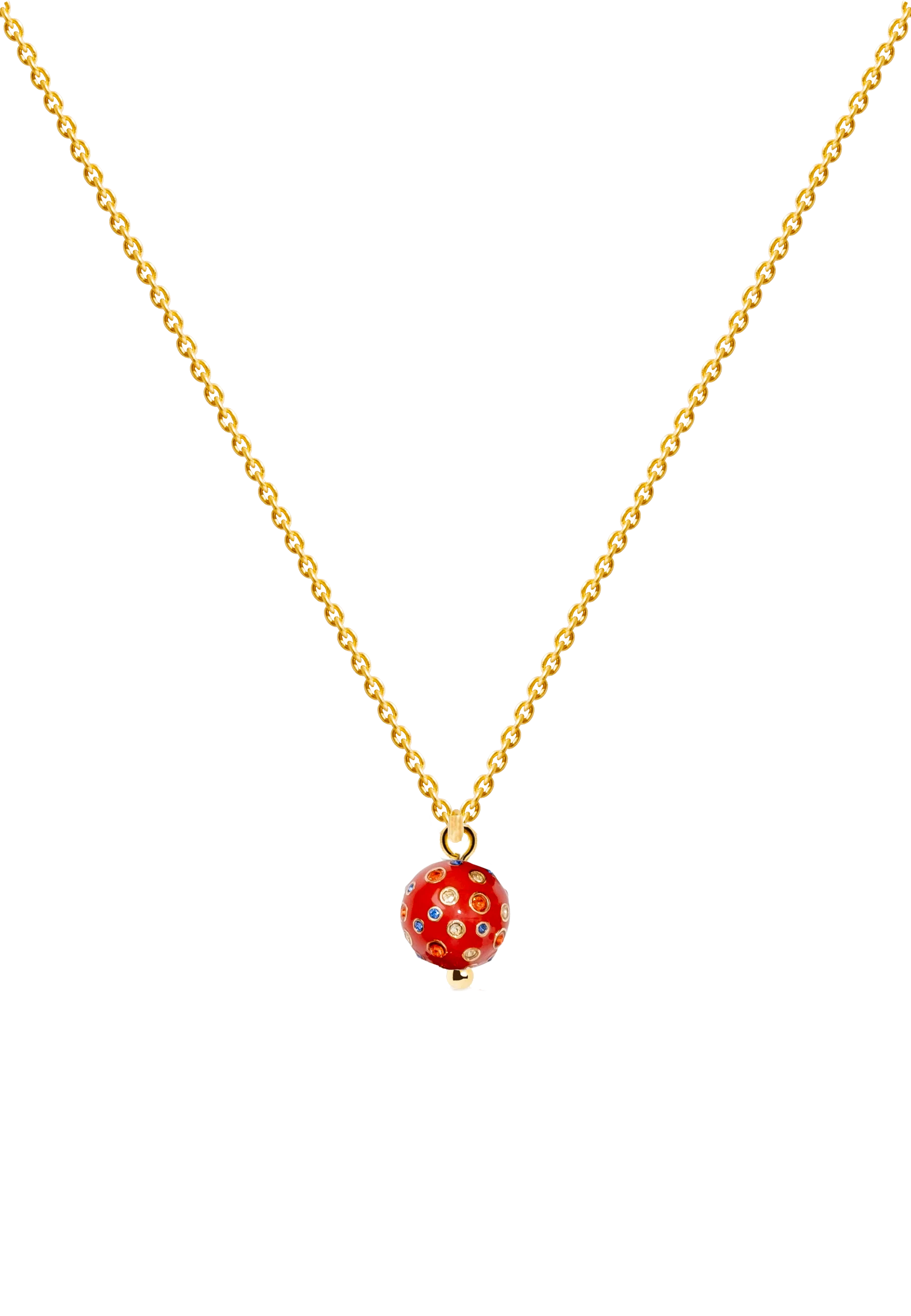 Colgante La Planete Mini Rojo
