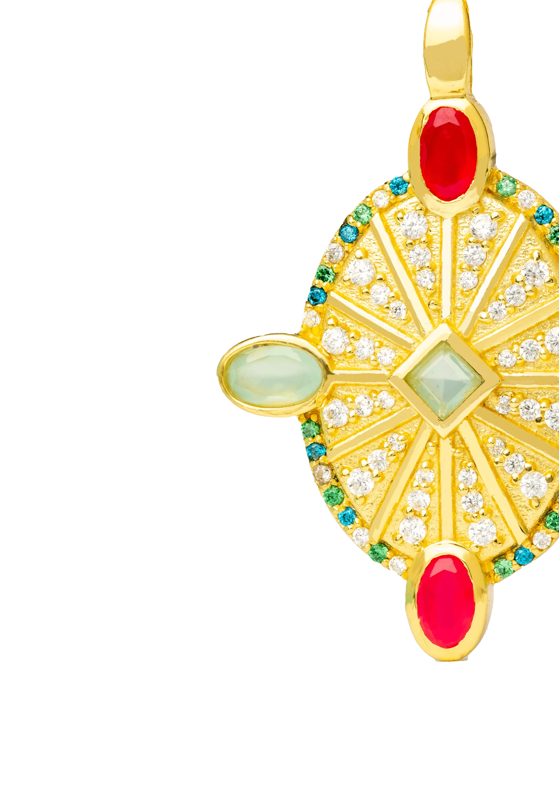Collar Medalla Odeon Multicolor - Image 8