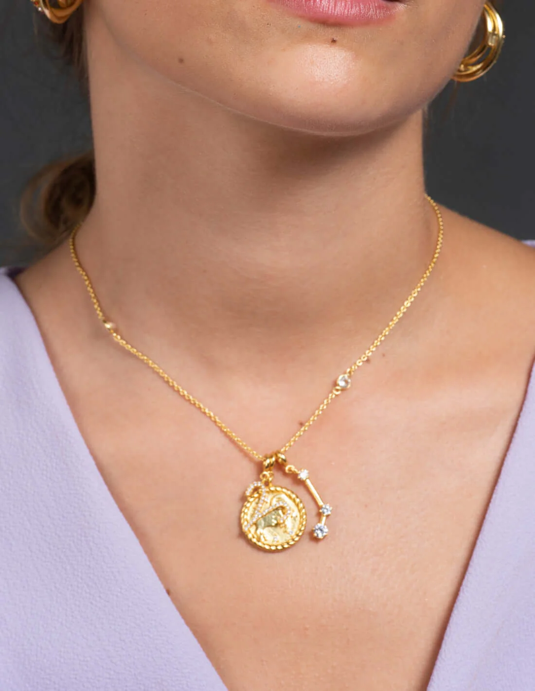 Collar Triple Zodiaco Aries - Image 3