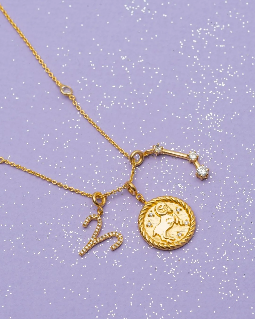 Collar Triple Zodiaco Aries - Image 5