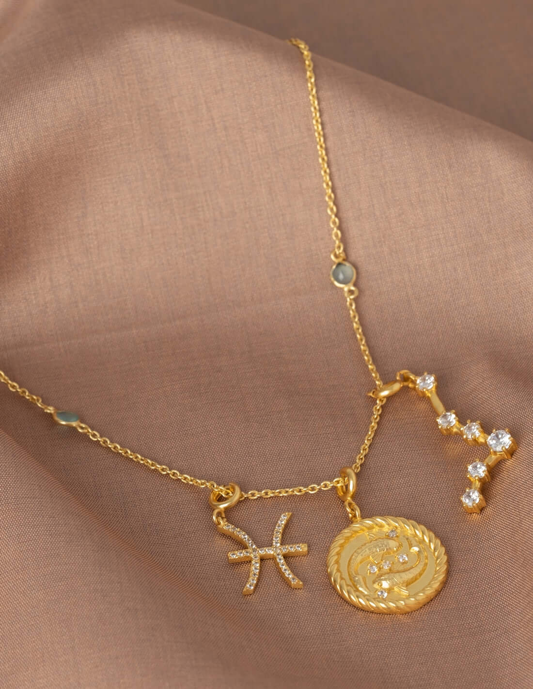 Collar Triple Zodiaco Piscis - Image 6