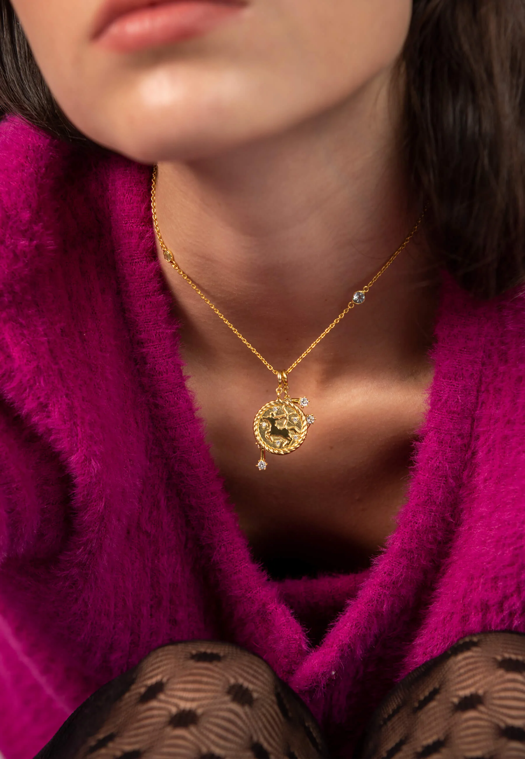 Collar Triple Zodiaco Sagitario - Image 7