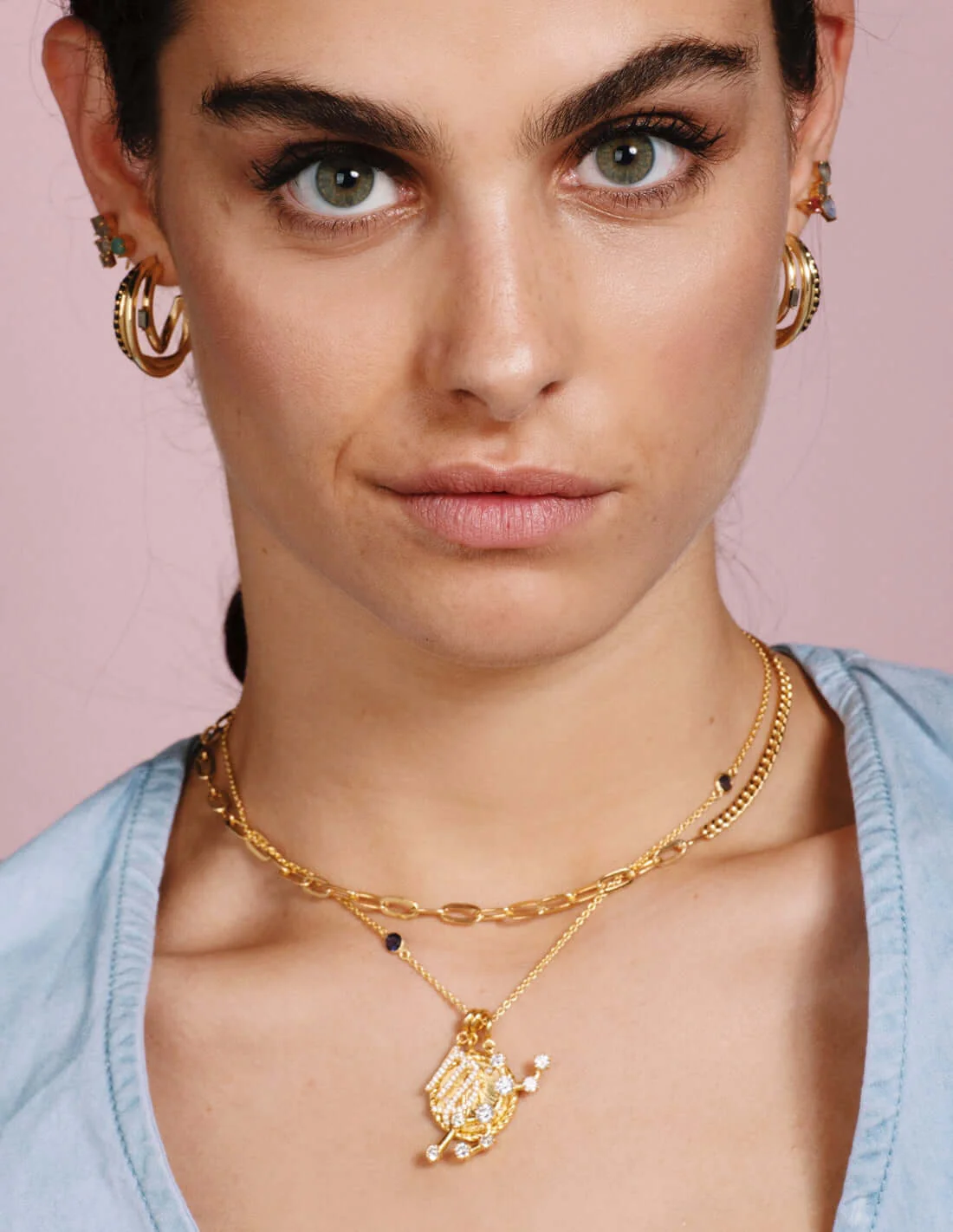 Collar Triple Zodiaco Virgo - Image 5