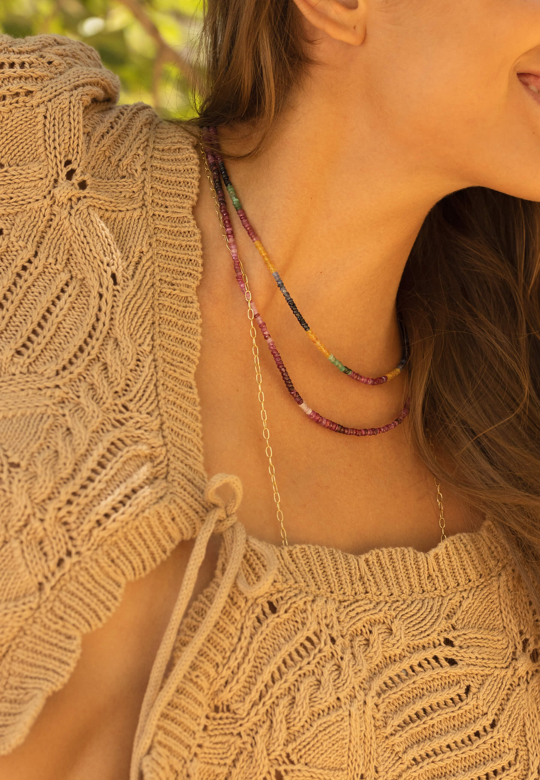 Collar Zafiro Multicolor Olivenza - Image 4