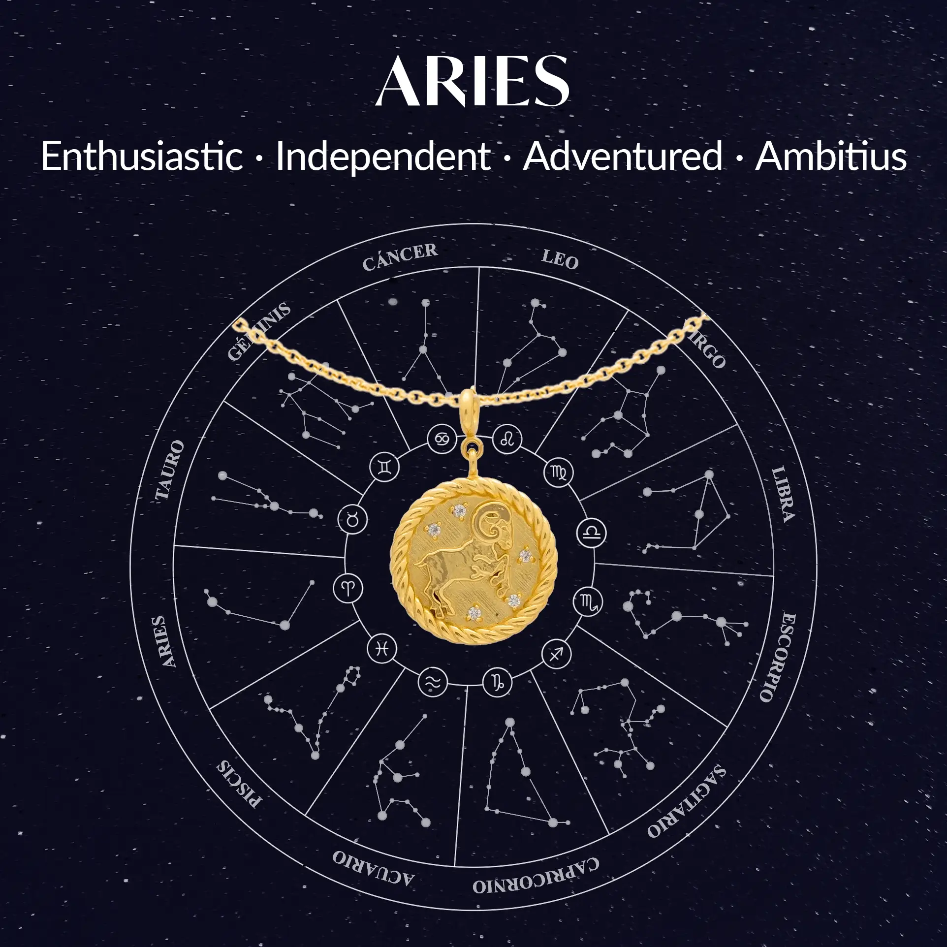 Collar Zodiaco Aries - Image 4