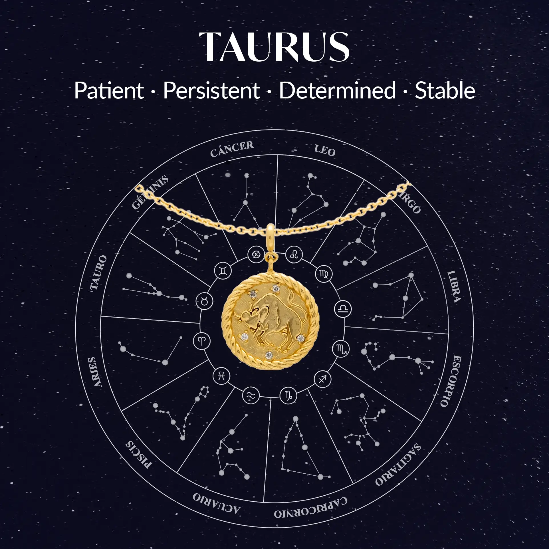 Collar Zodiaco Tauro - Image 4
