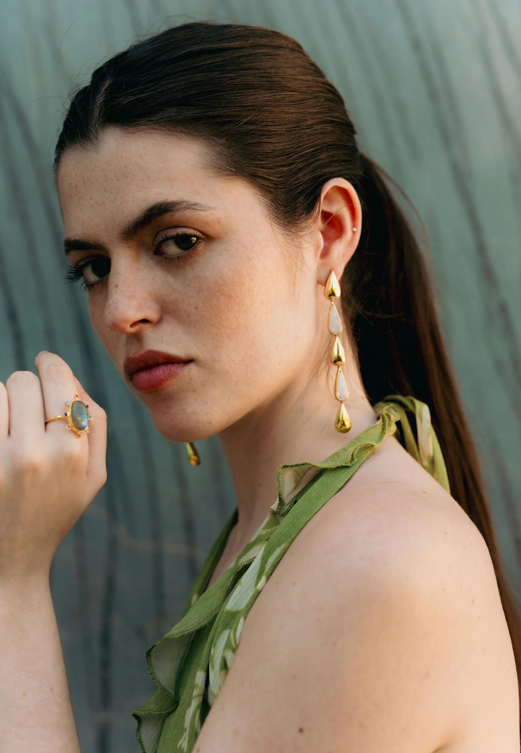Pendientes Balance Blanco - Image 9