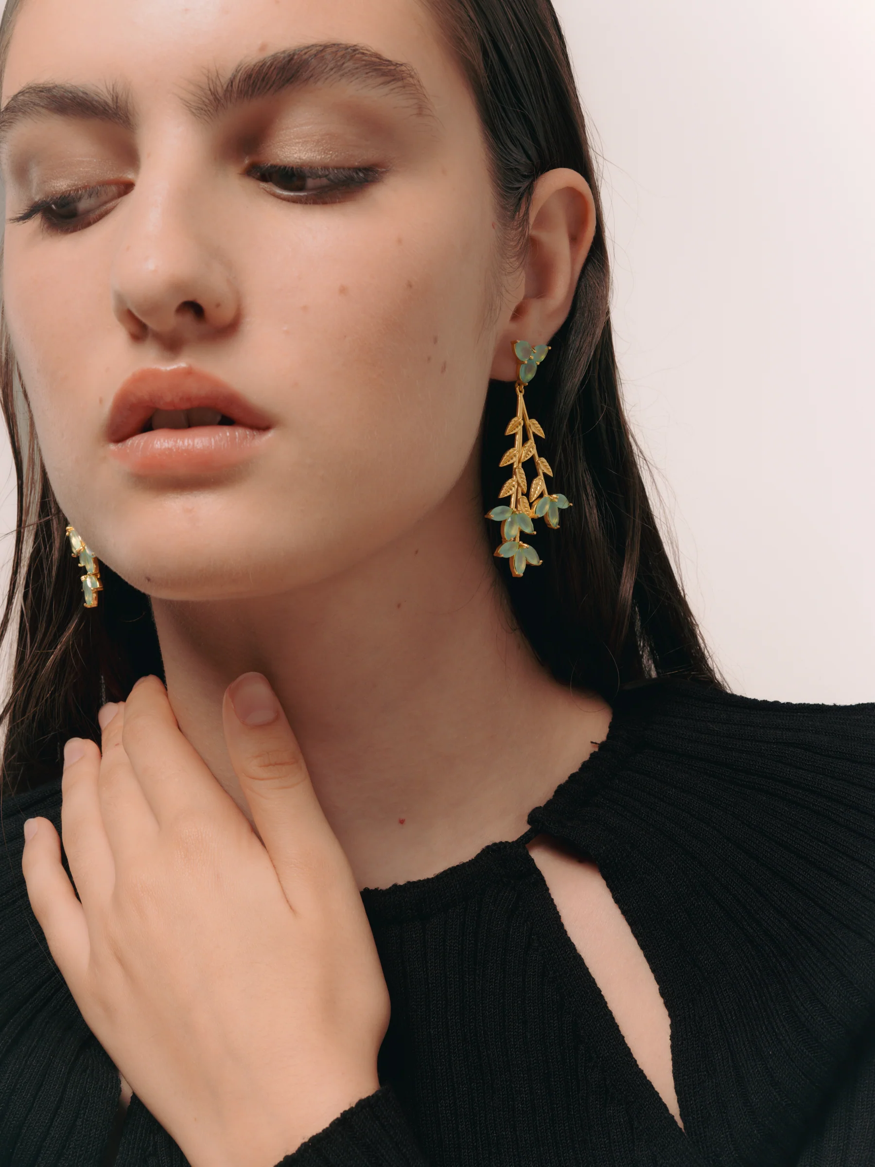 Pendientes Blume Aguamarina - Image 3
