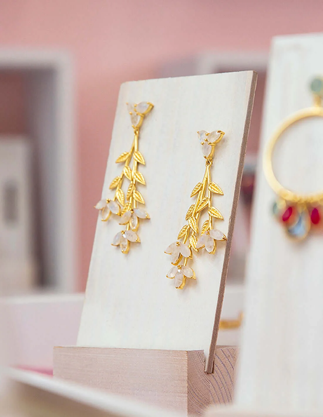 Pendientes Blume Blanco - Image 5