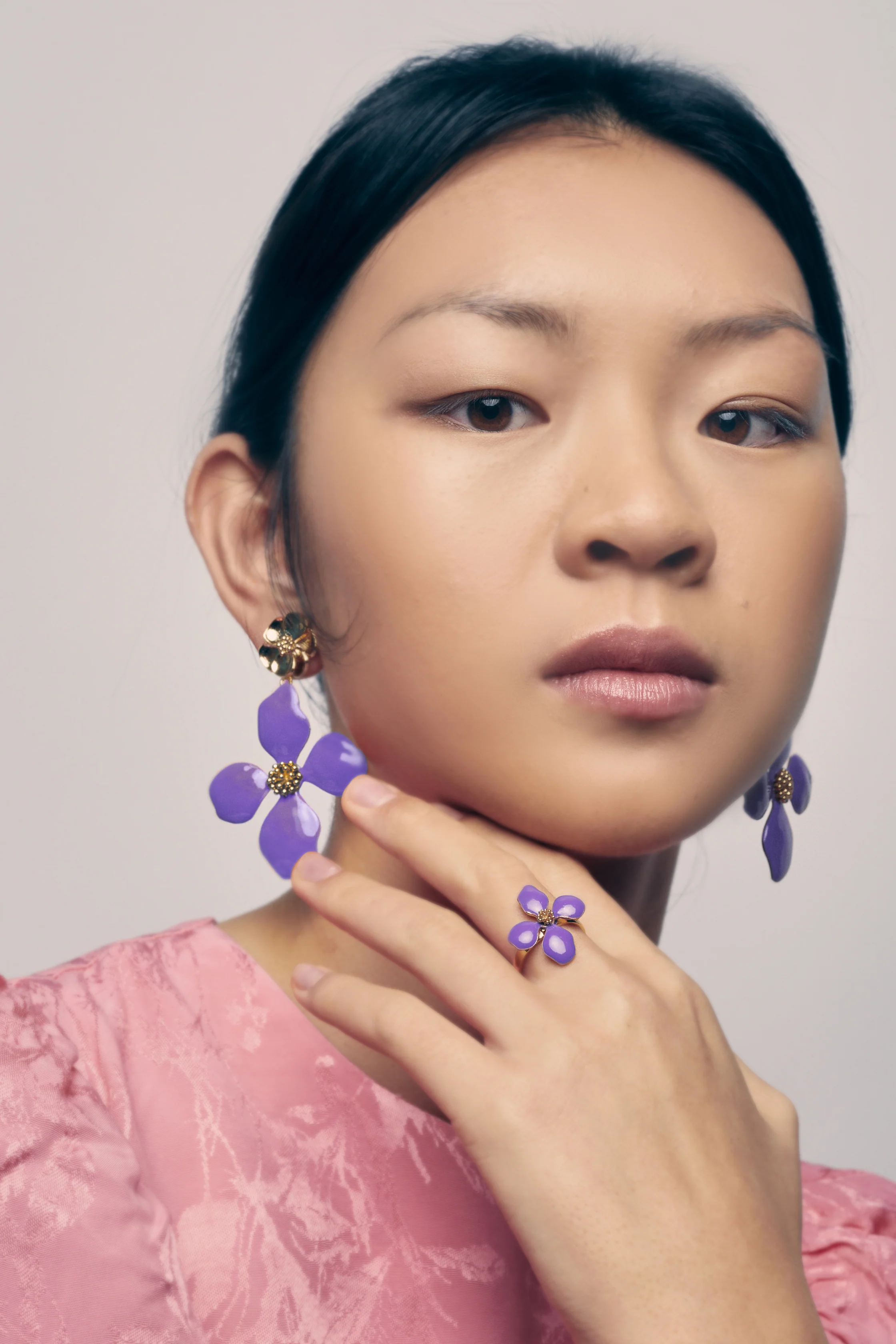 Pendientes Cassia Lila - Image 2