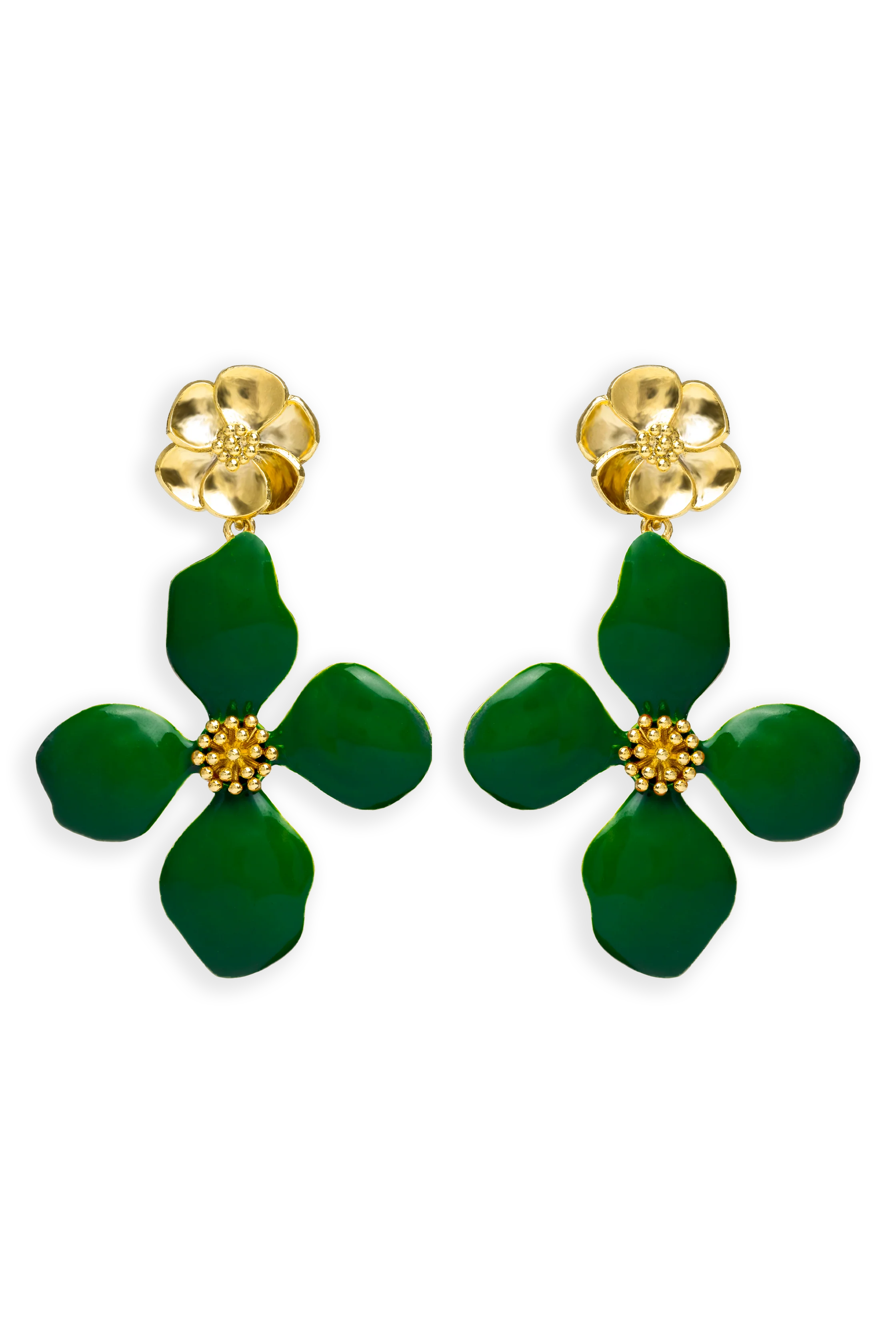 Pendientes Cassia Verde