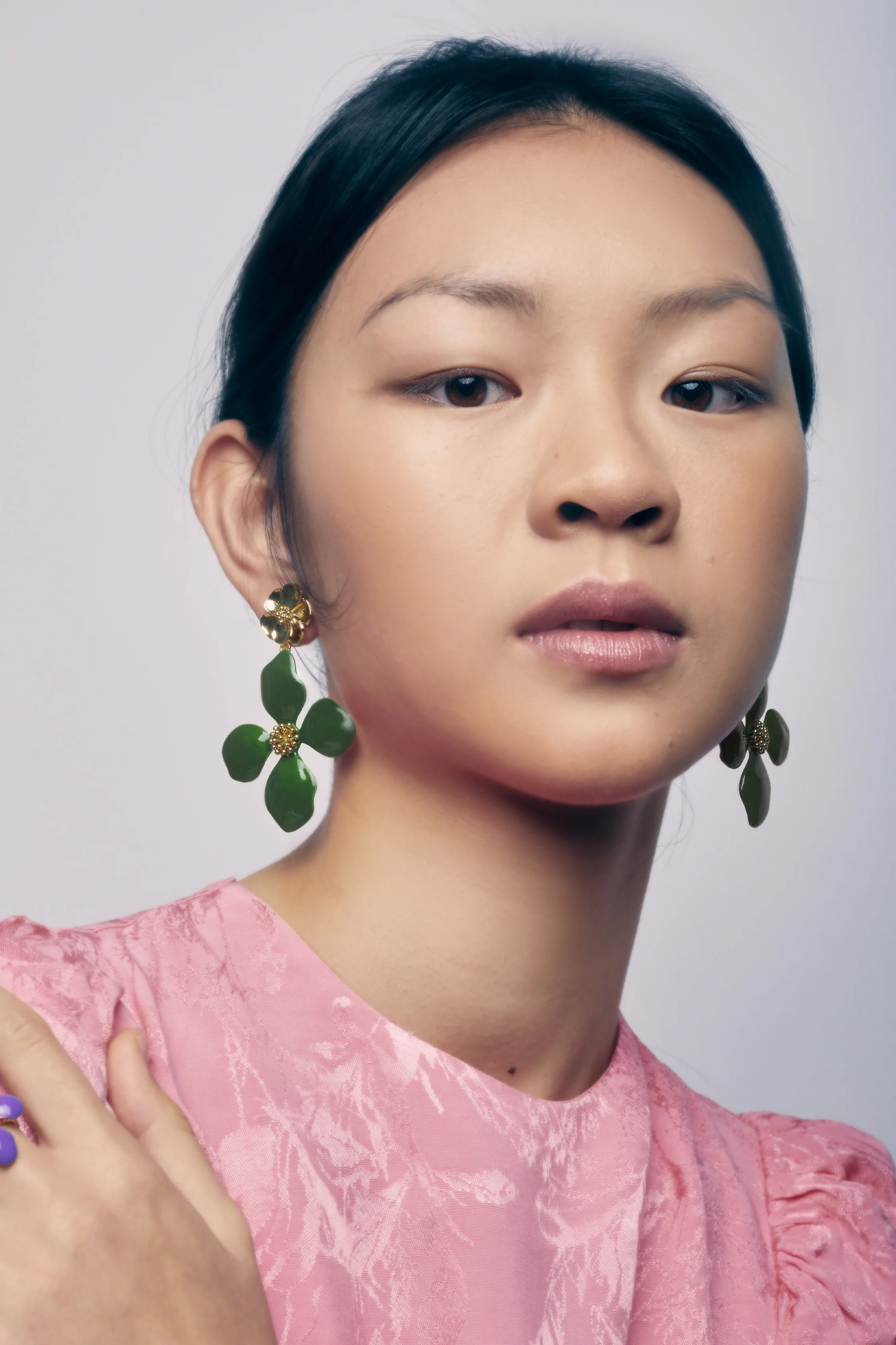 Pendientes Cassia Verde - Image 2