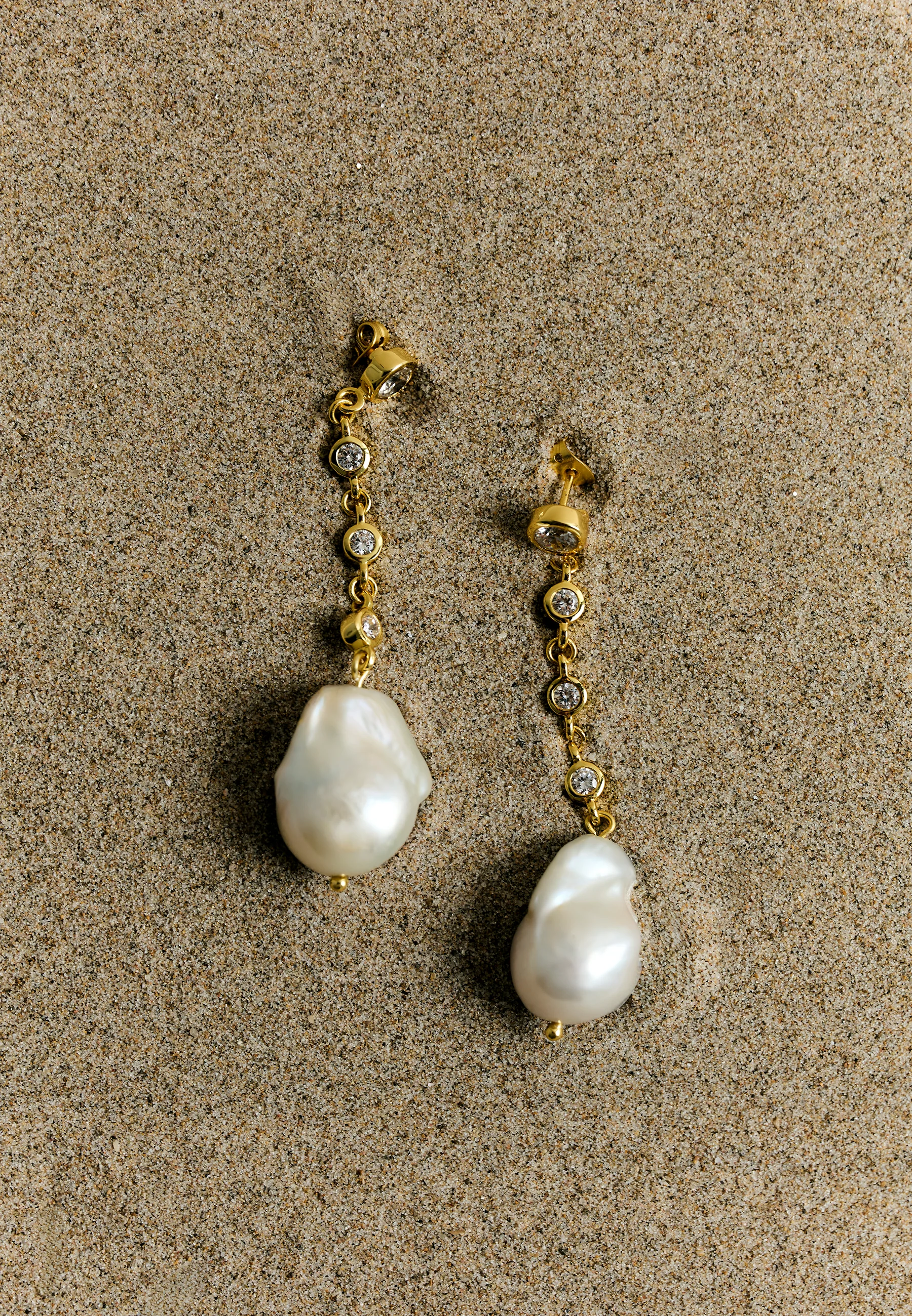 Pendientes Celine Perla Barroca - Image 3