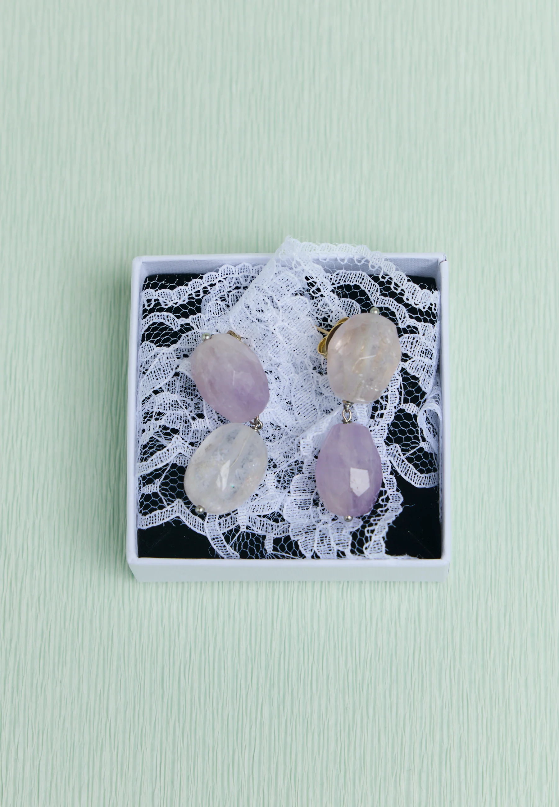 Pendientes Elva Morados - Image 3