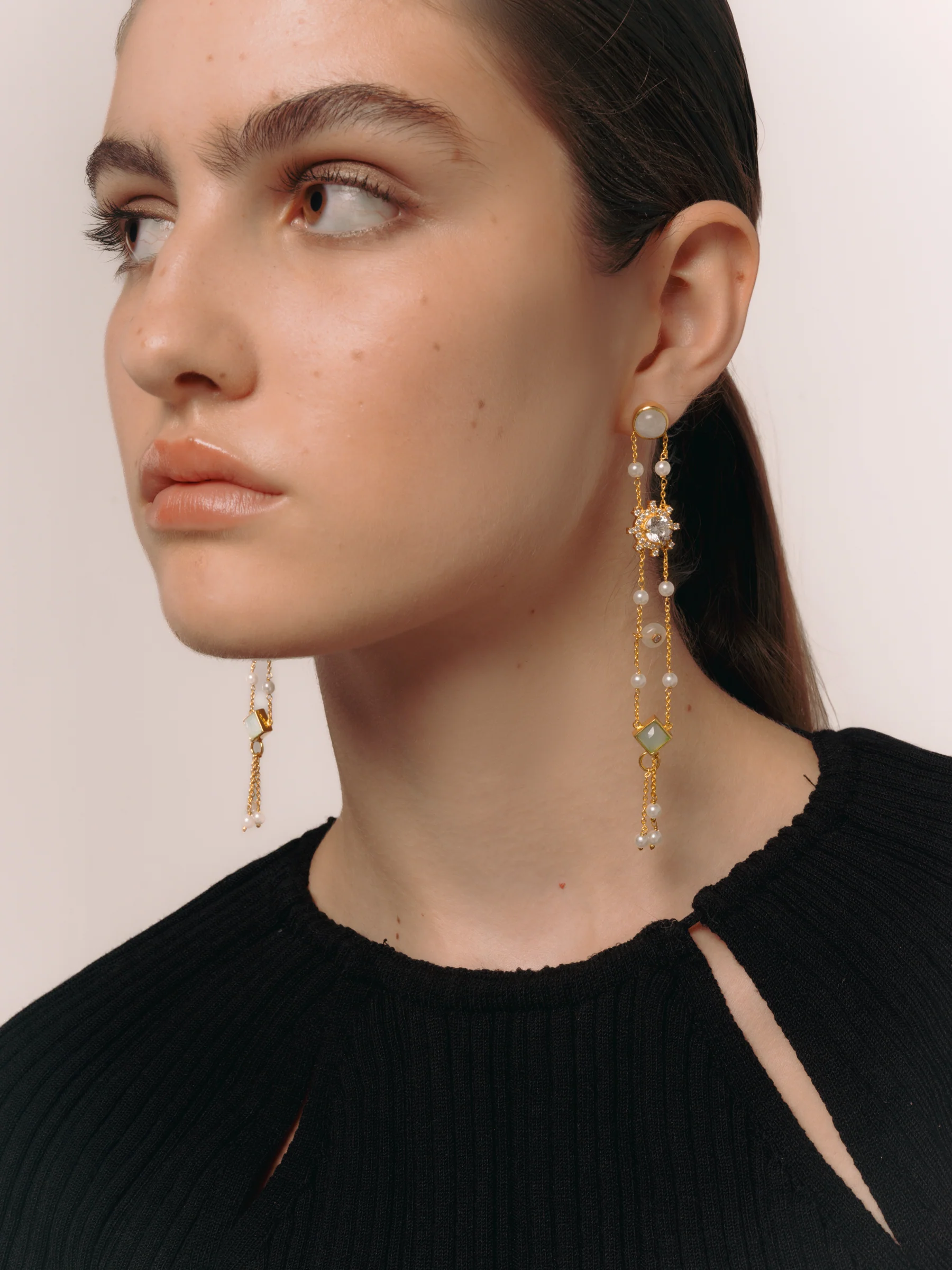 Pendientes Galatea Blancos - Image 3