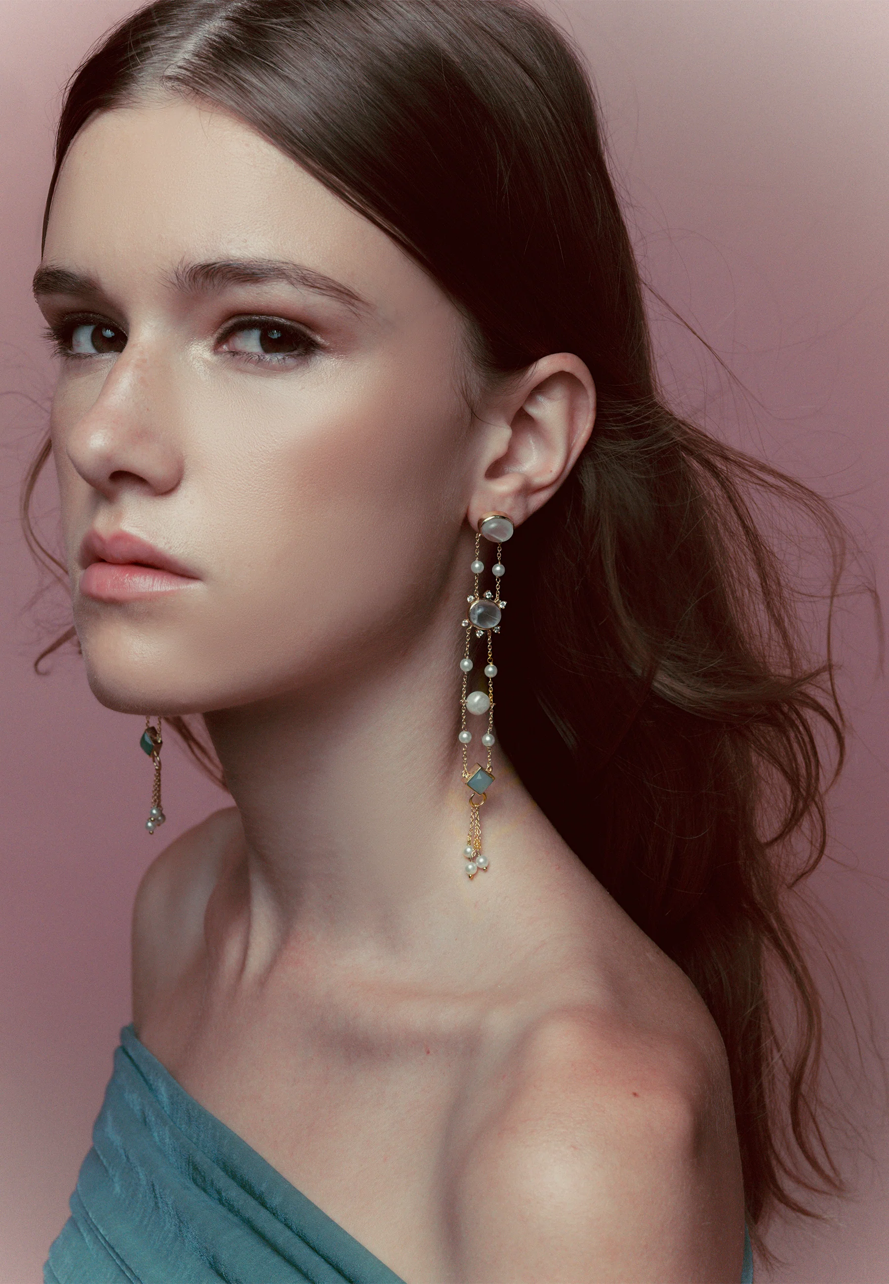 Pendientes Galatea Blancos - Image 6