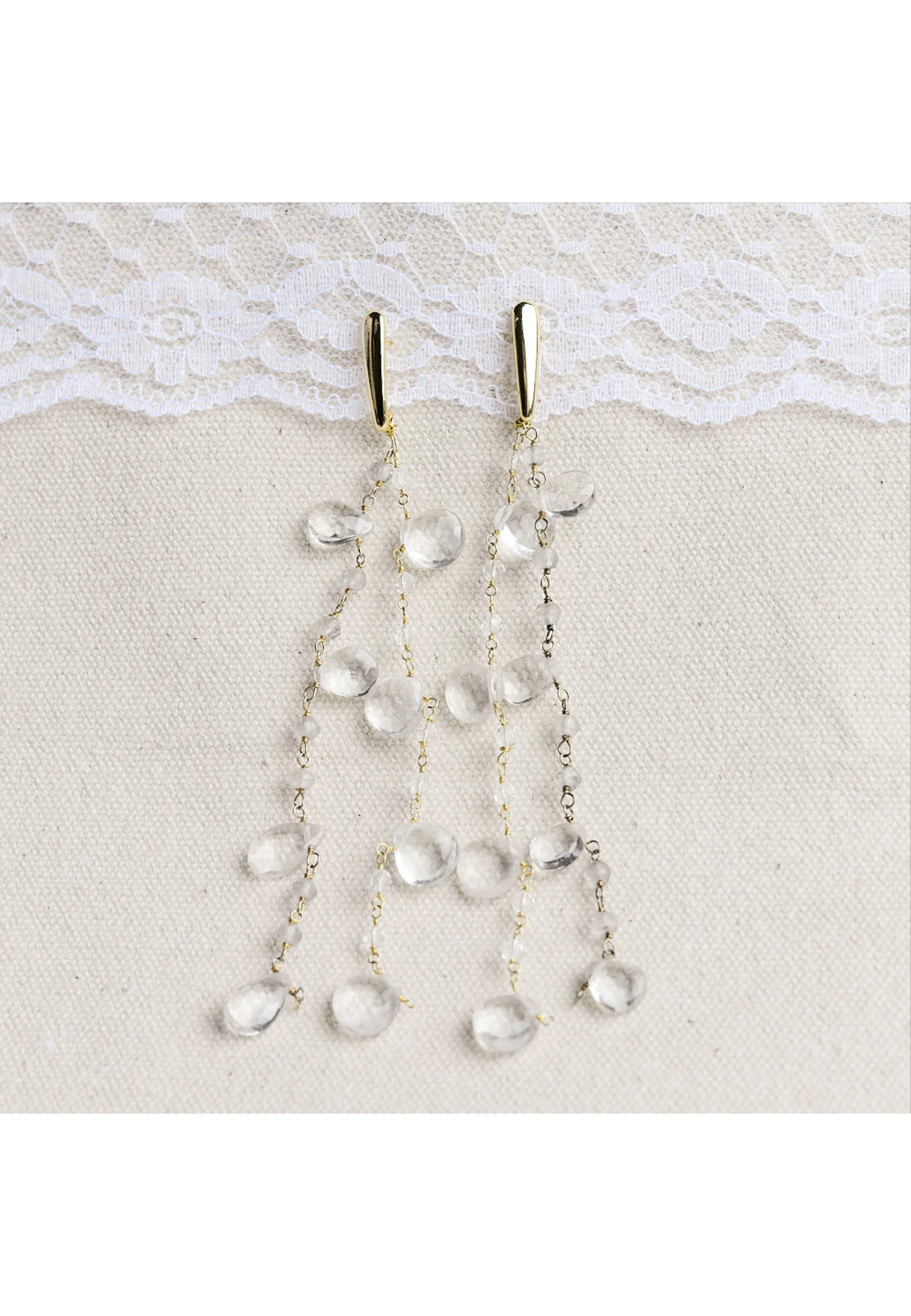 Pendientes Helene Cristales - Image 3
