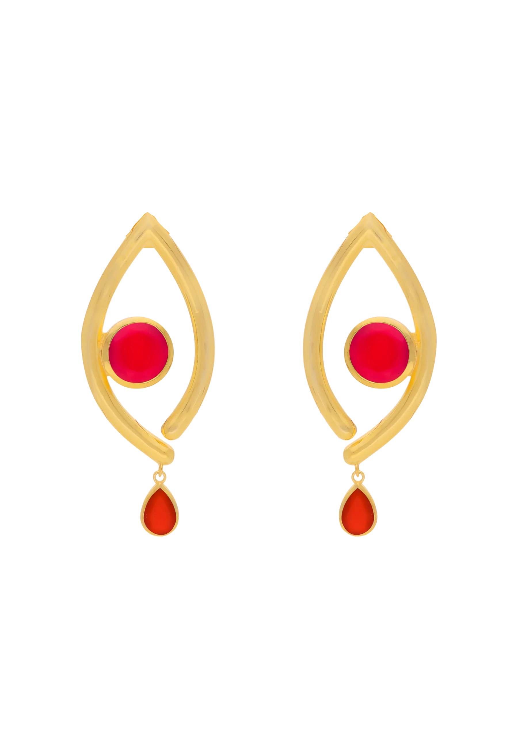 Pendientes Intuition Naranja