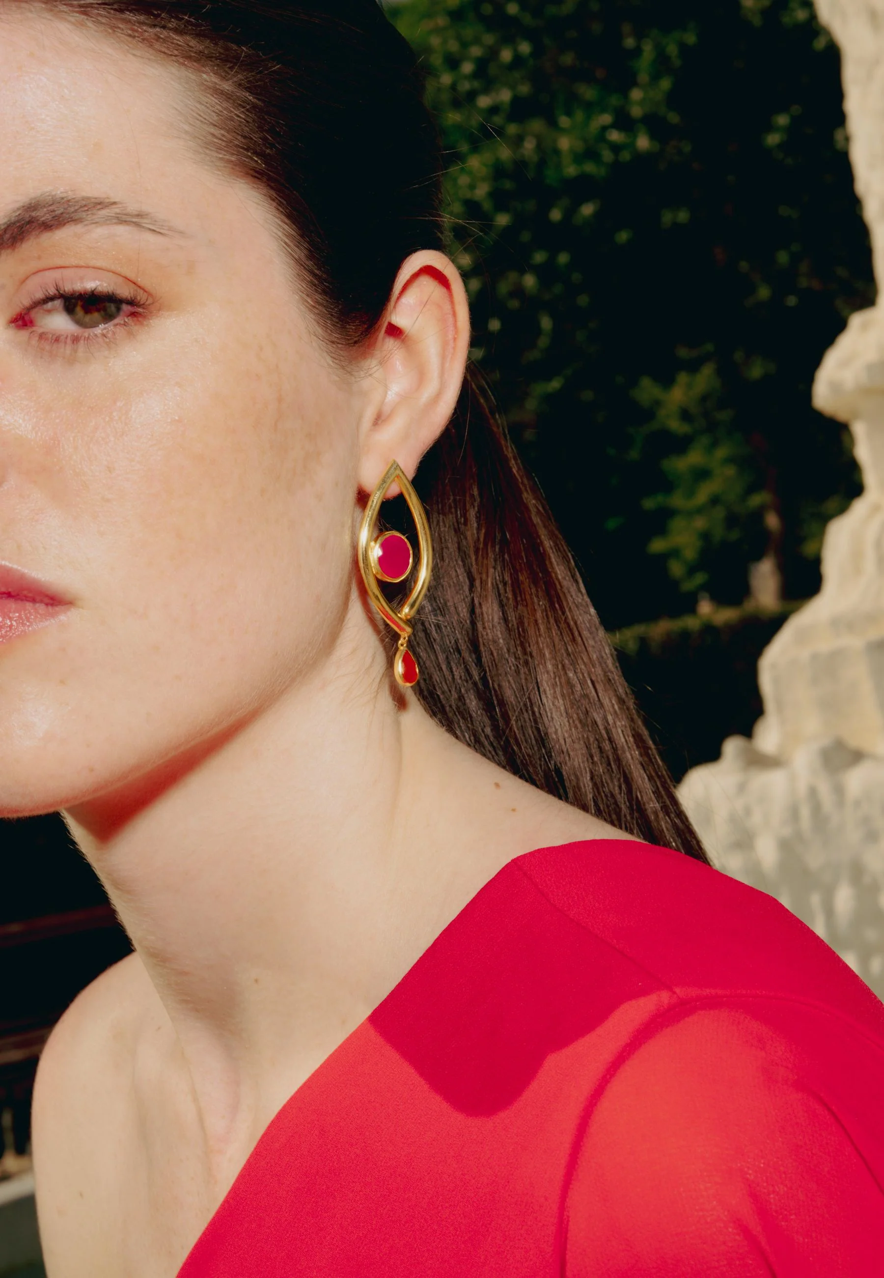 Pendientes Intuition Naranja - Image 3