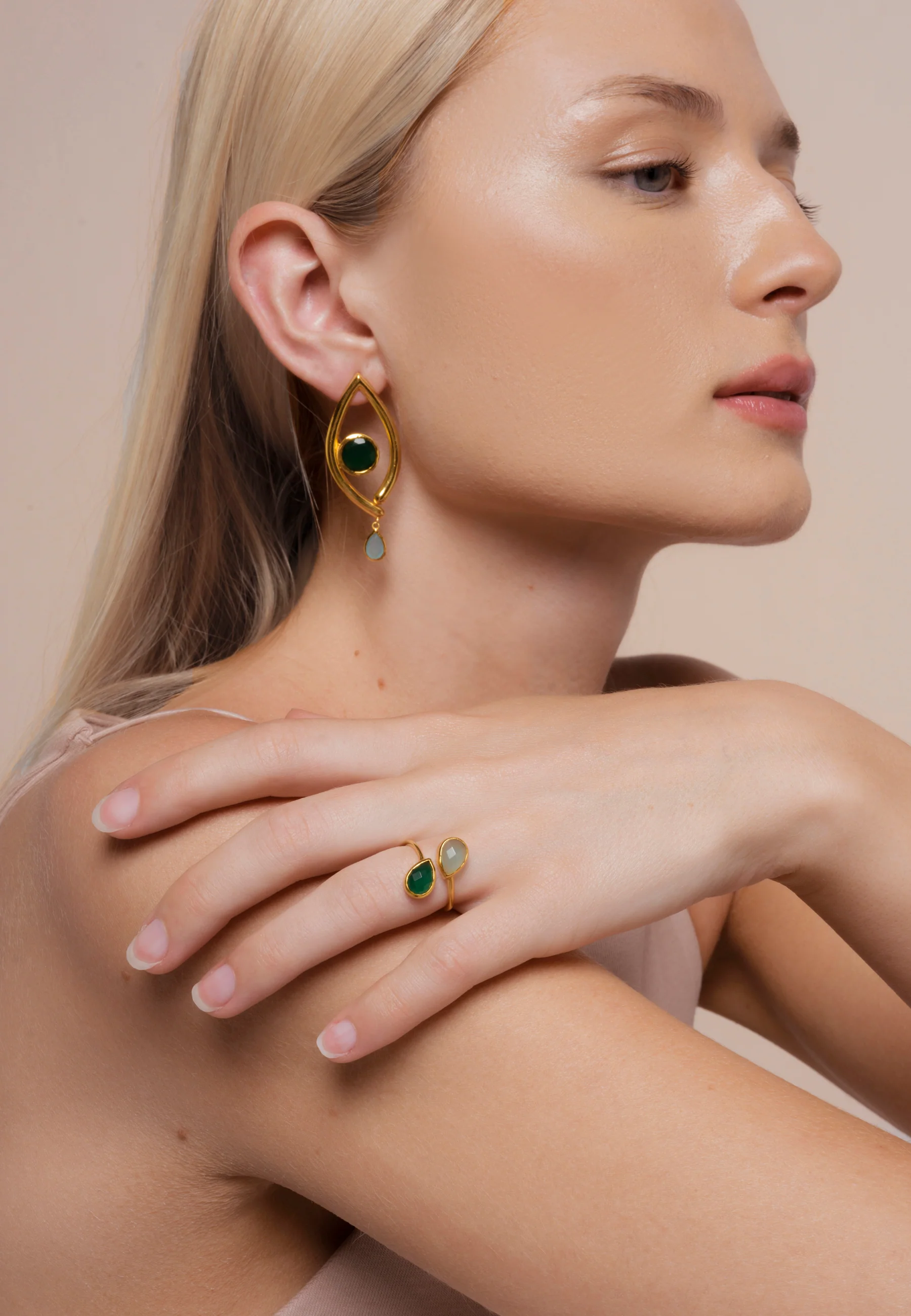 Pendientes Intuition Verde - Image 2