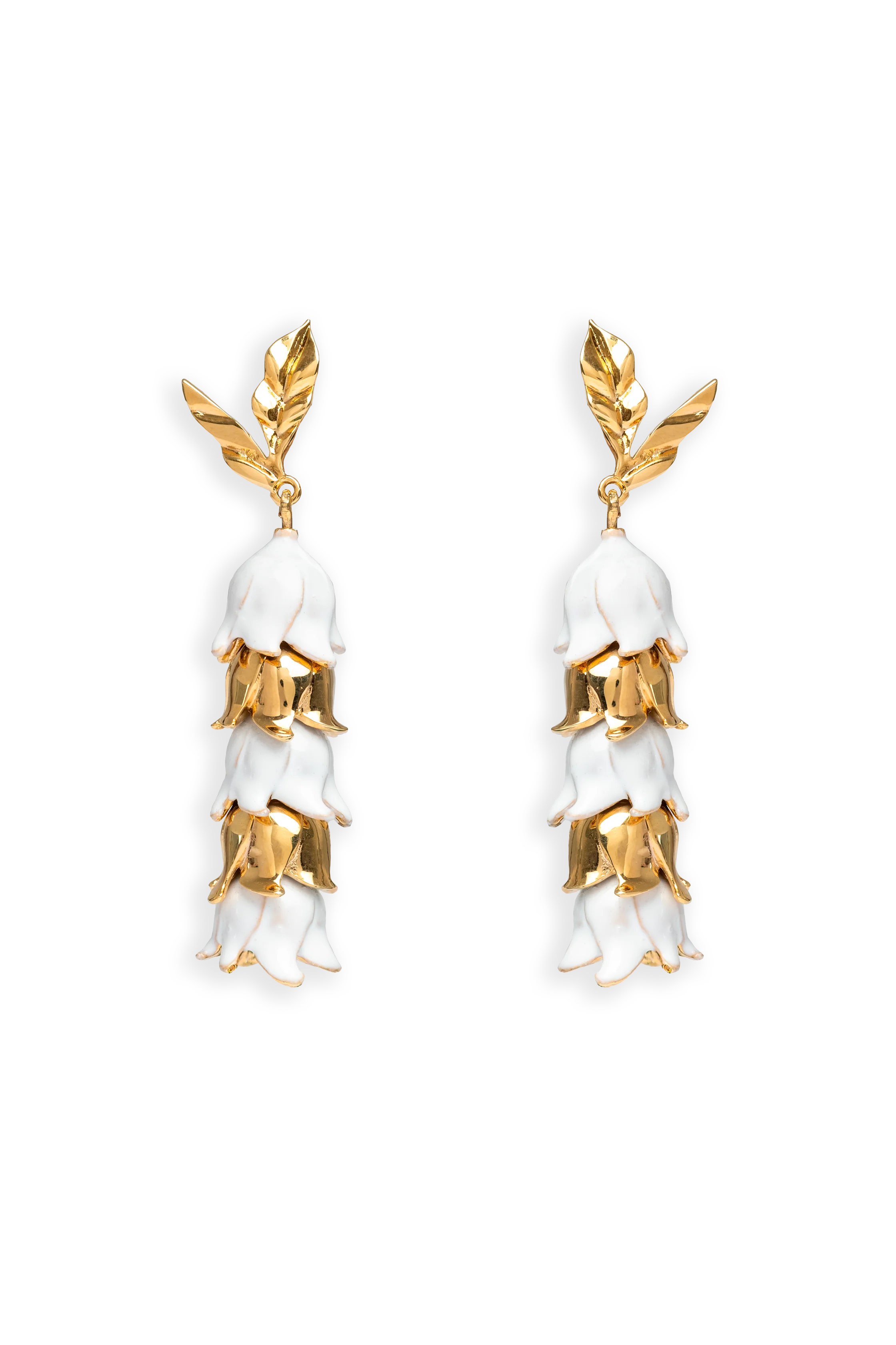 Pendientes Lirium Blancos