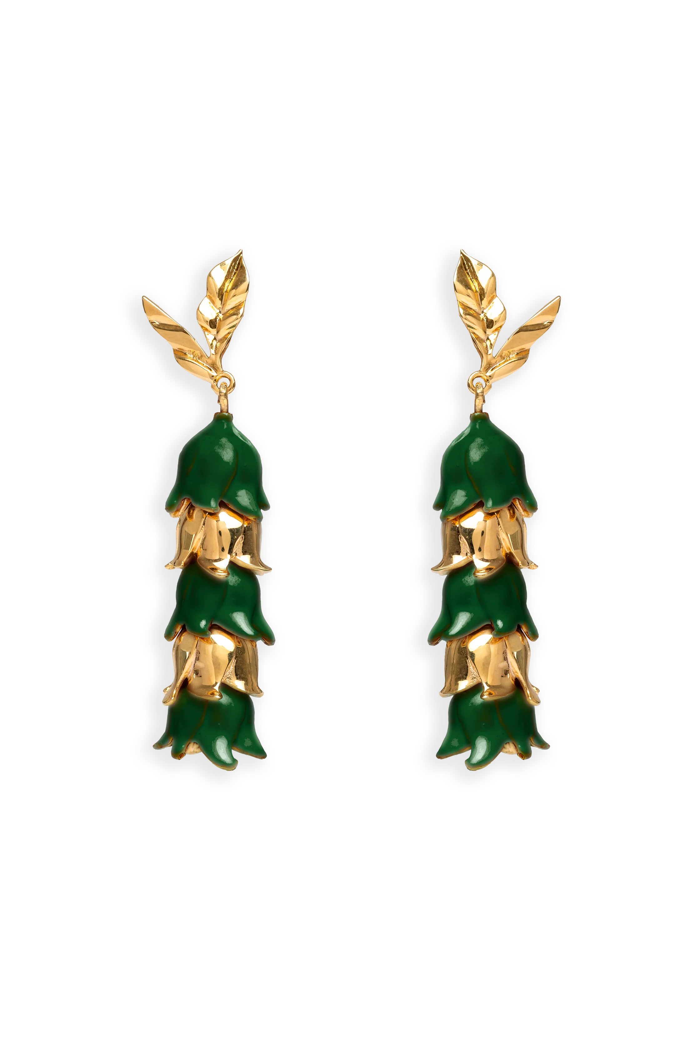Pendientes Lirium Verdes