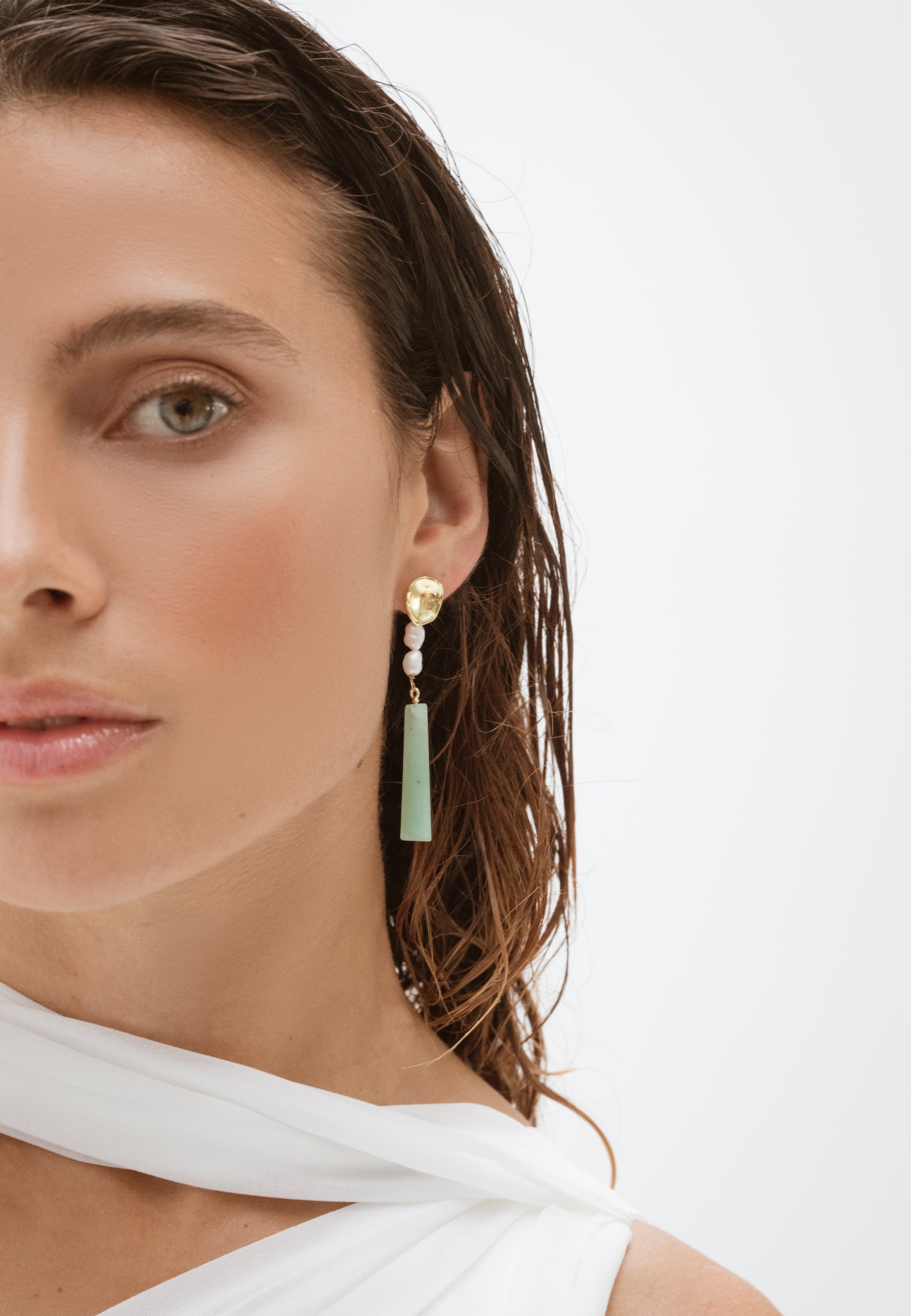 Pendientes Melina Aguamarina - Image 2