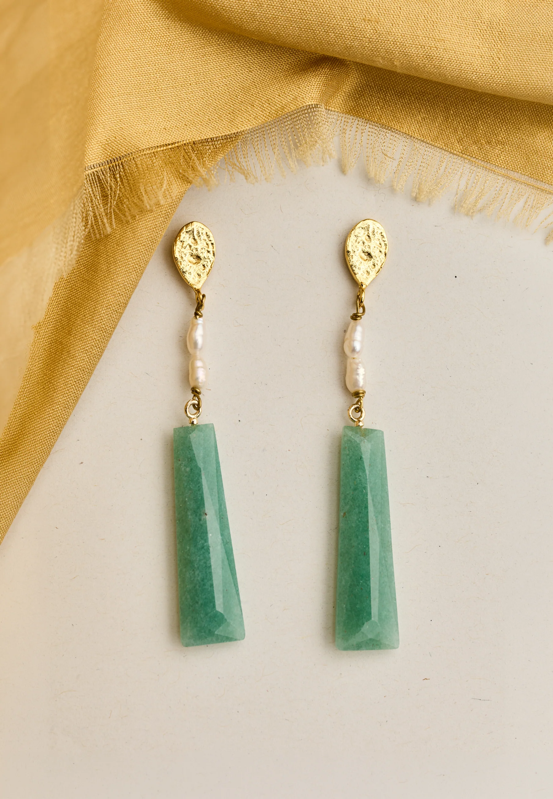 Pendientes Melina Aguamarina - Image 4