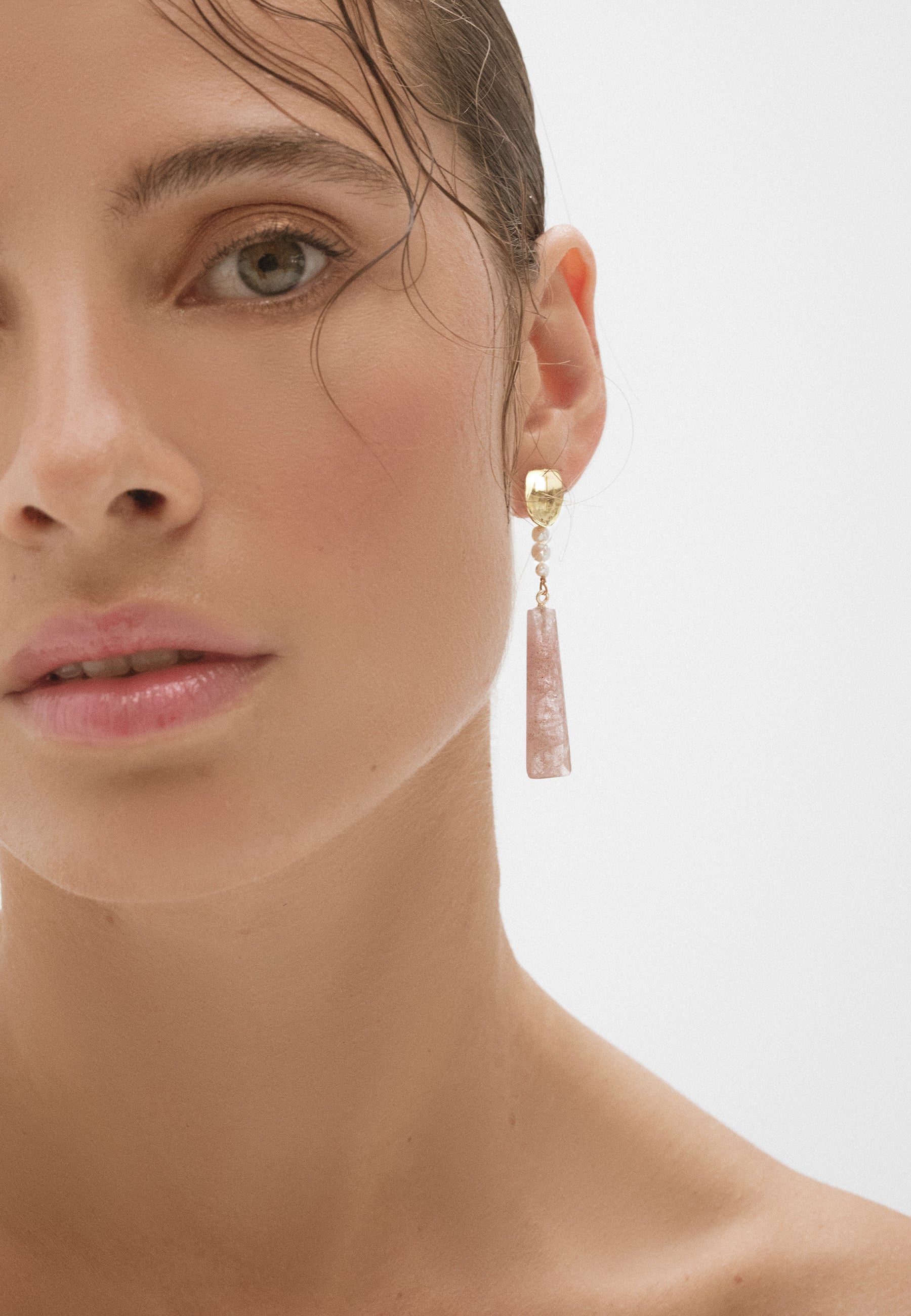 Pendientes Melina Cuarzo Fresado - Image 4