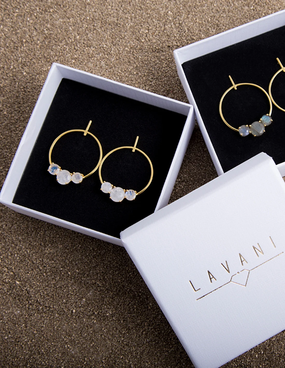 Pendientes Moonlight Blanco - Image 3