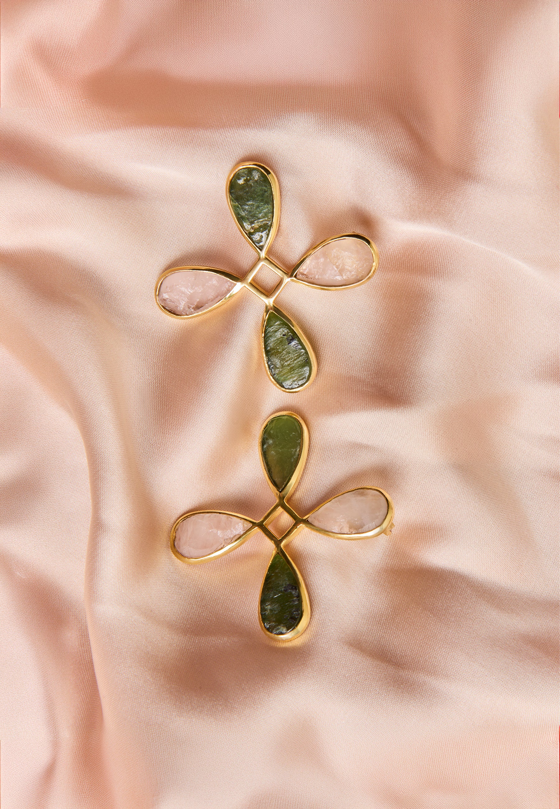 Pendientes Namasté Verde, Rosa - Image 6