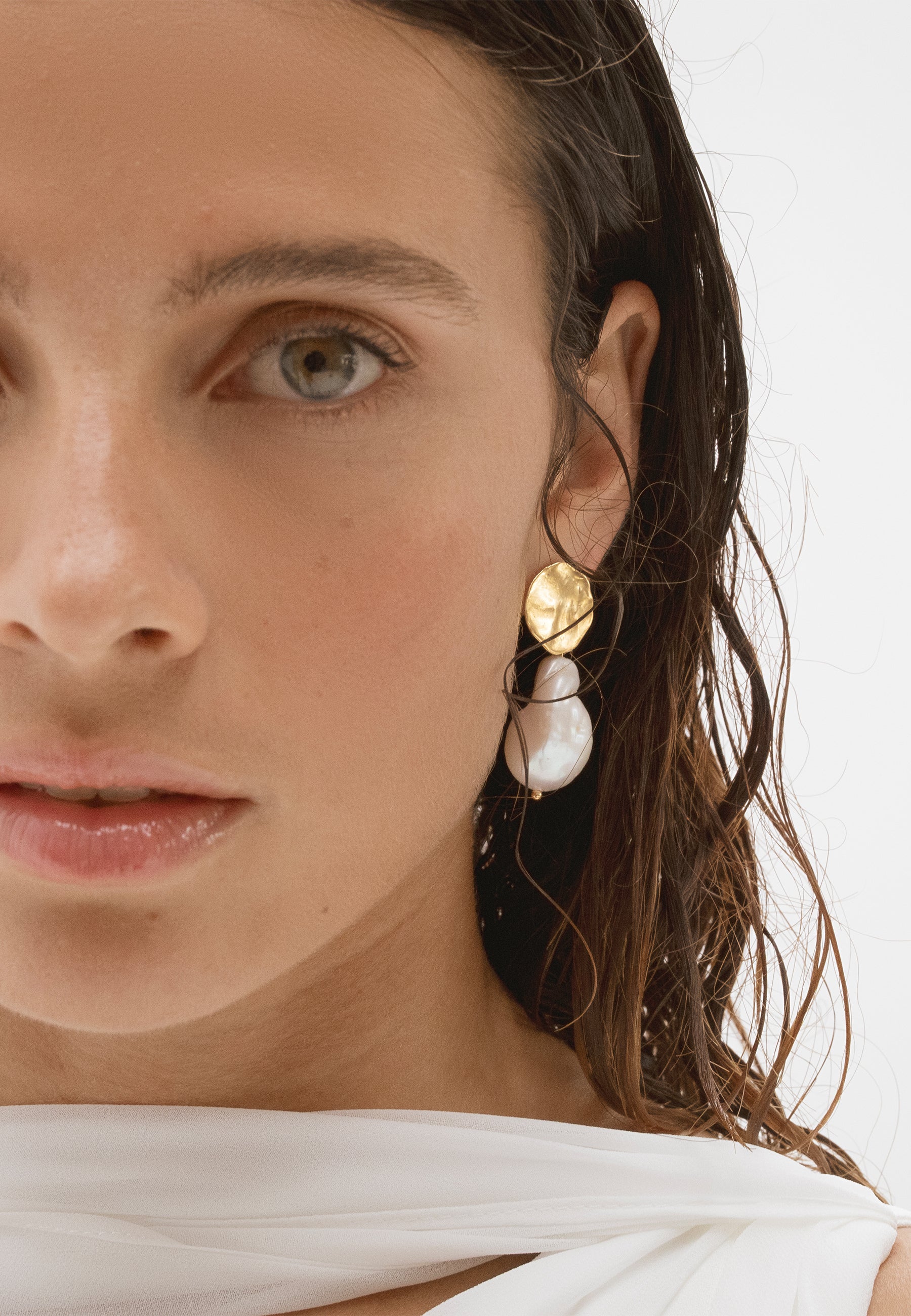 Pendientes Ondina Perla - Image 2