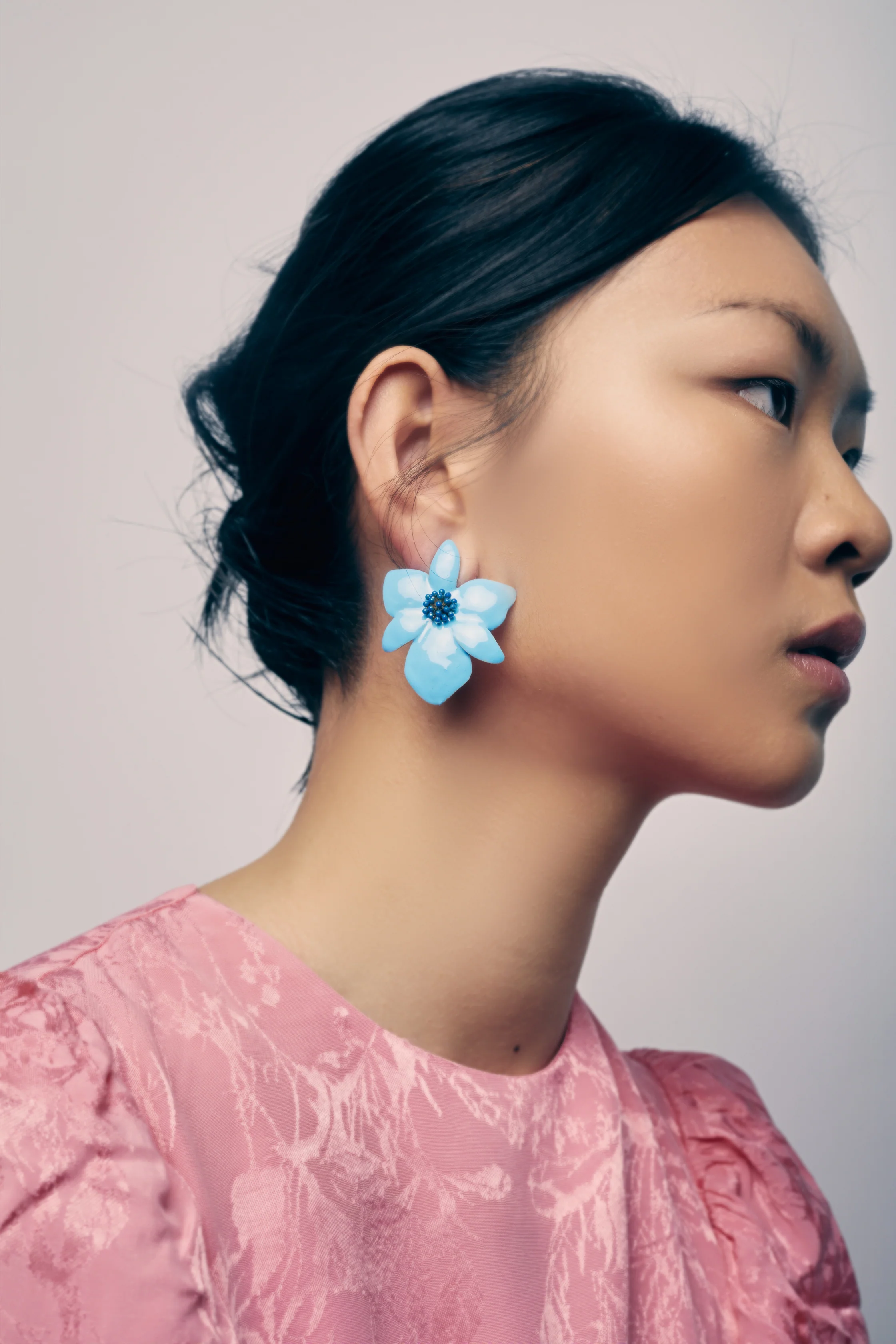 Pendientes Orchid Azul - Image 2