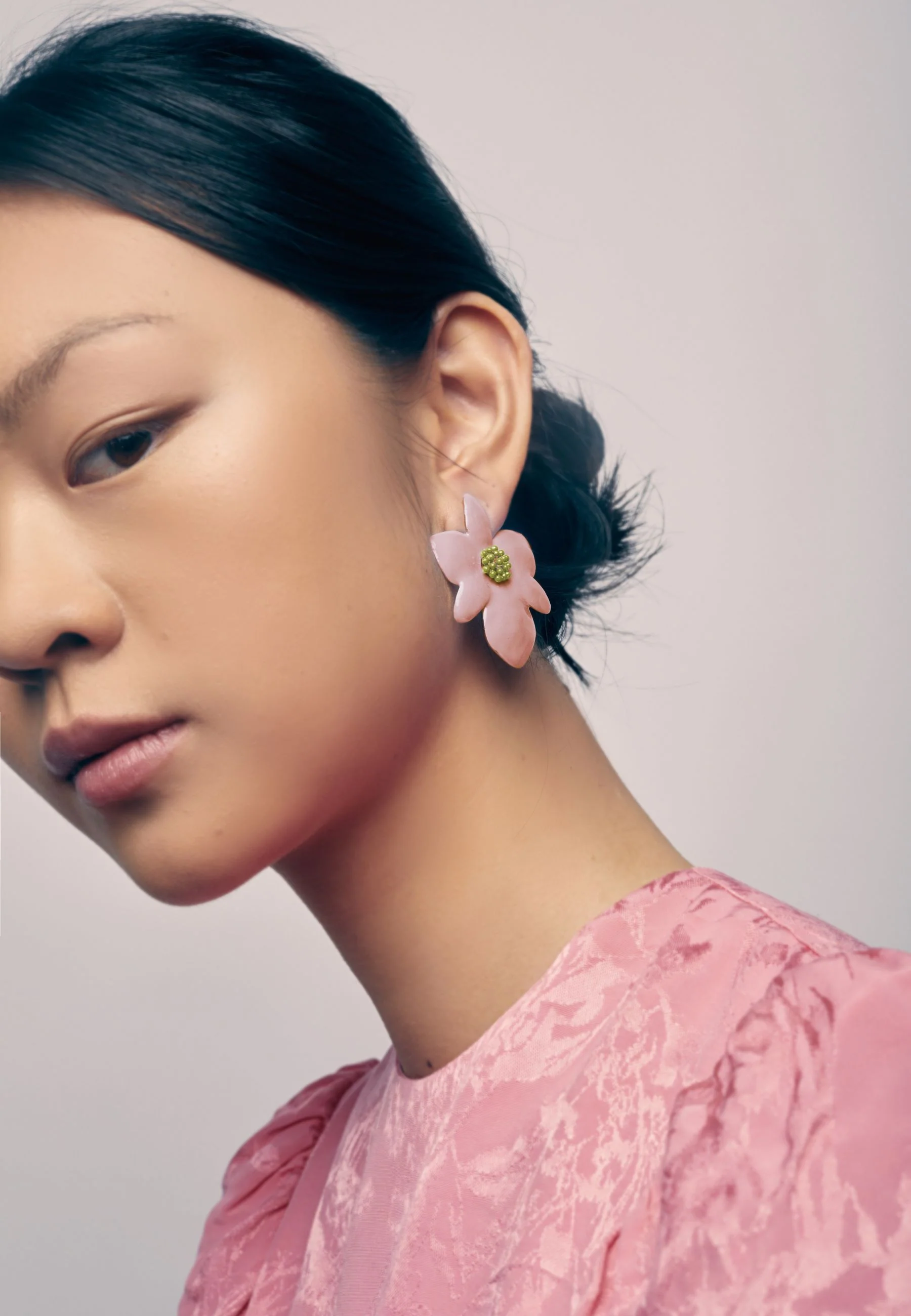 Pendientes Orchid Rosa - Image 2