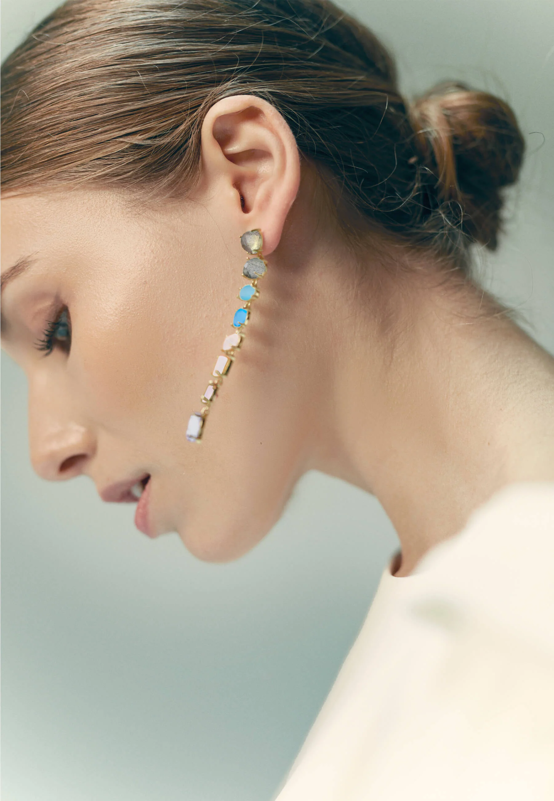 Pendientes Portobello Blanco - Image 3
